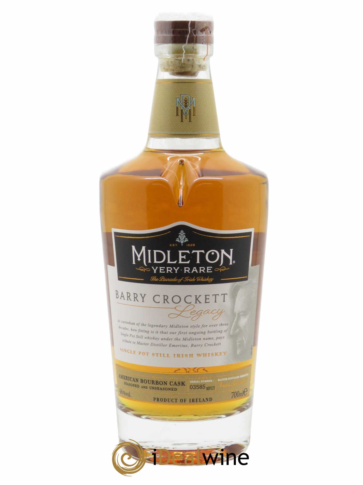 Whisky Midleton Barry Crockett Legacy (70 cl) - Lot of 1 bottle - 1