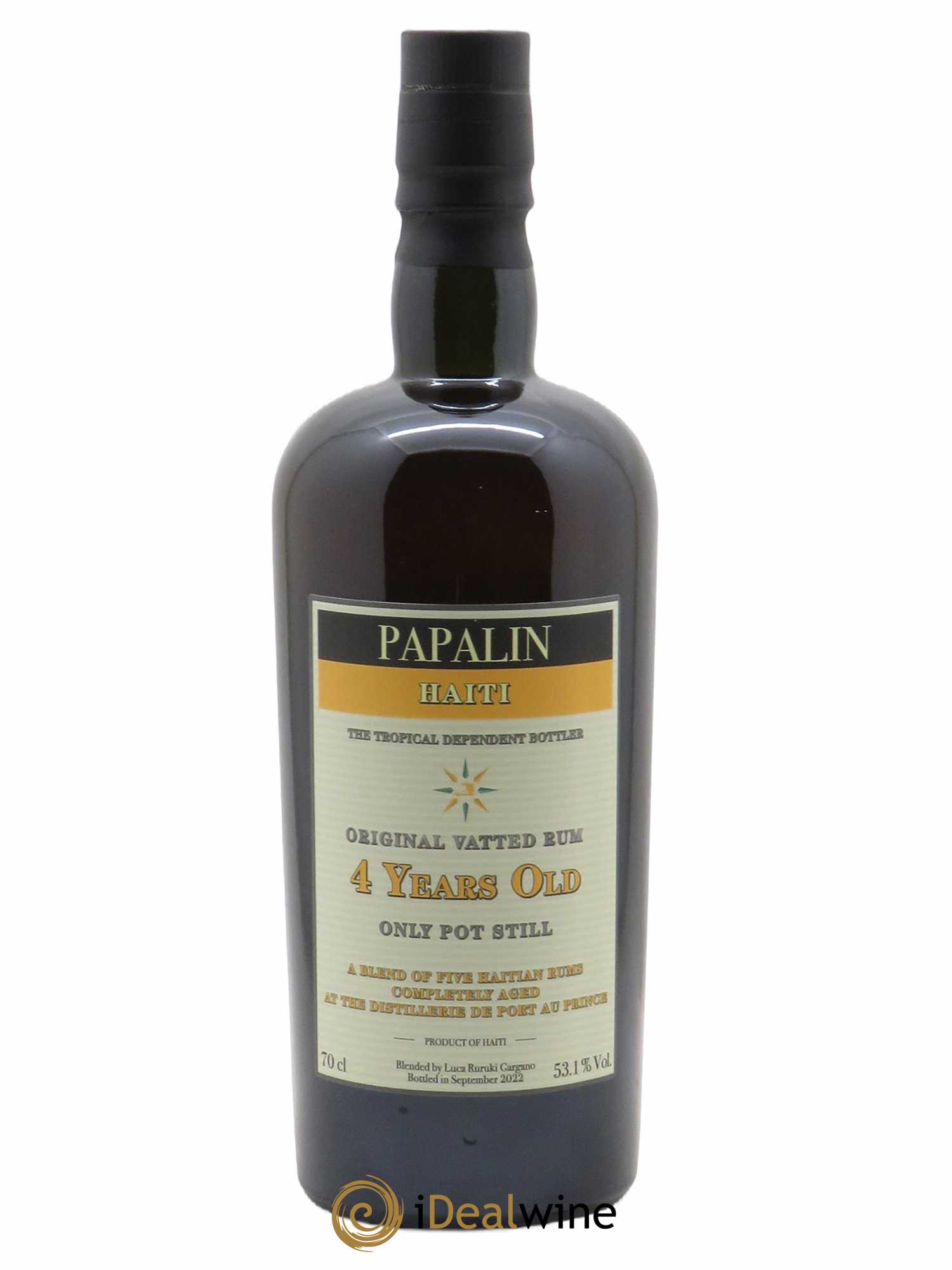 Rhum Papalin 4 ans Haiti Velier (70 cl) - Lot of 1 bottle - 1