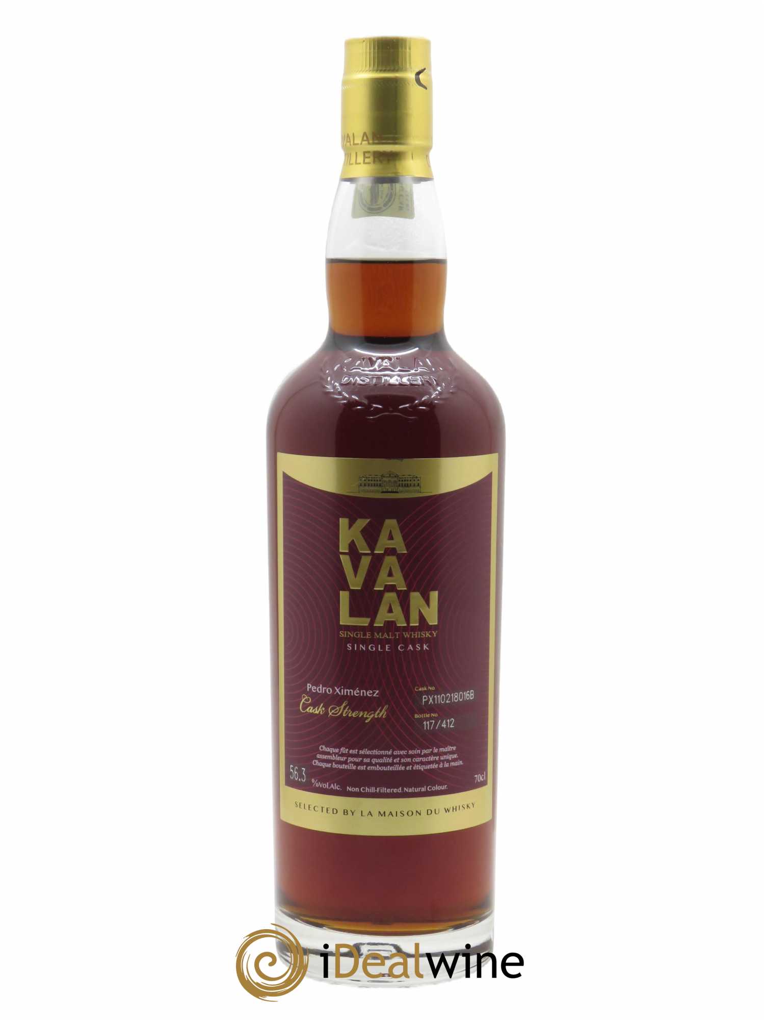 Whisky Kavalan 11 ans Pedro Ximenez Sherry Cask Antipodes (70cl) 2011 - Posten von 1 Flasche - 1