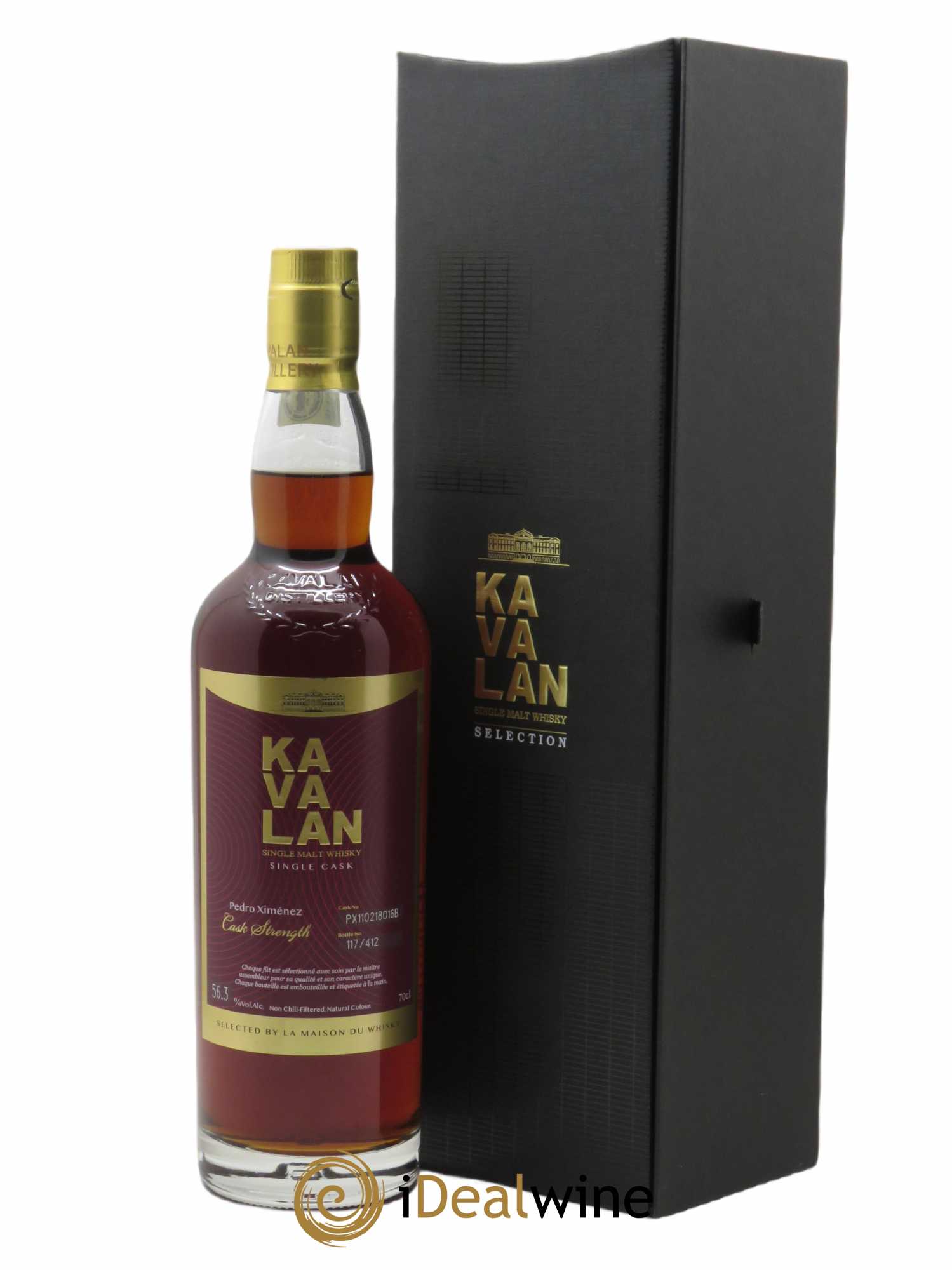 Whisky Kavalan 11 ans Pedro Ximenez Sherry Cask Antipodes (70cl) 2011 - Posten von 1 Flasche - 0