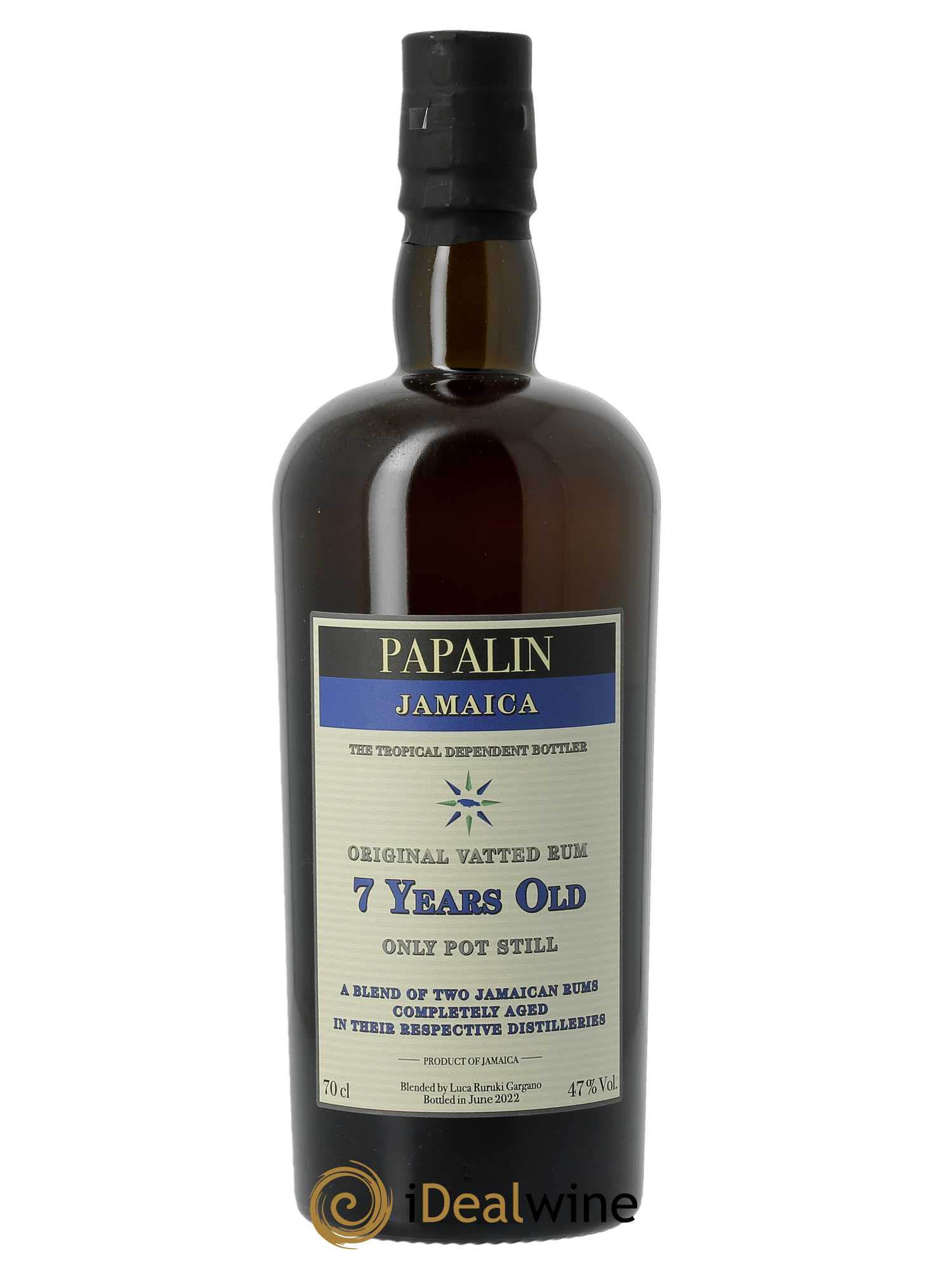 Rhum Papalin 7 years old Jamaica Velier (70cl) - Lot de 1 bouteille - 1