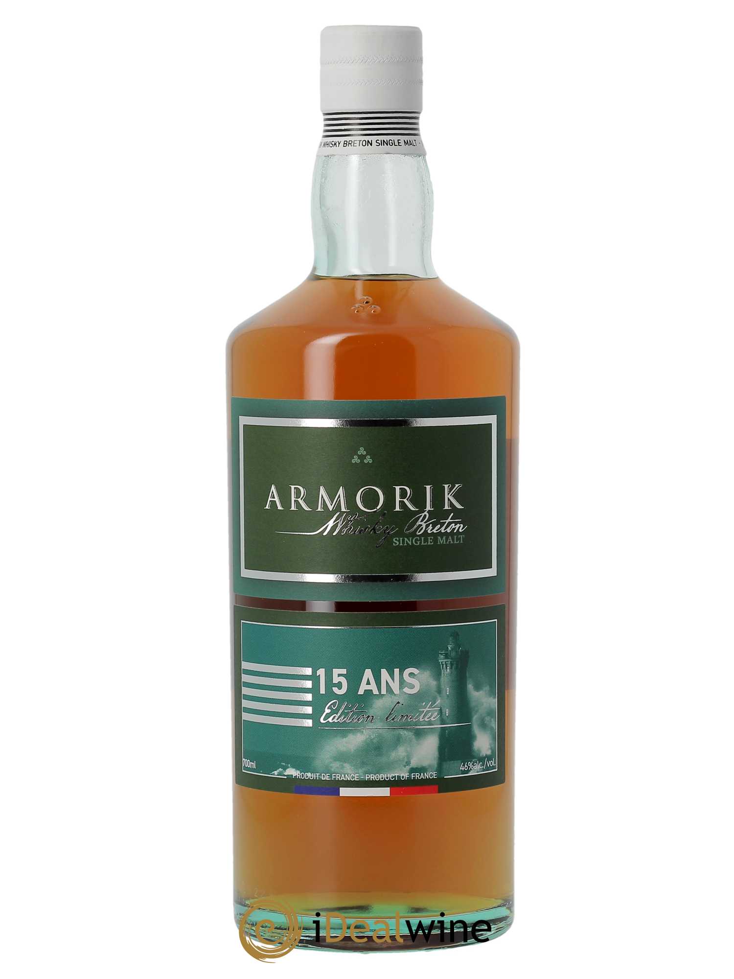 Whisky Armorik 15 ans Édition 2022 (70cl) - Posten von 1 Flasche - 1