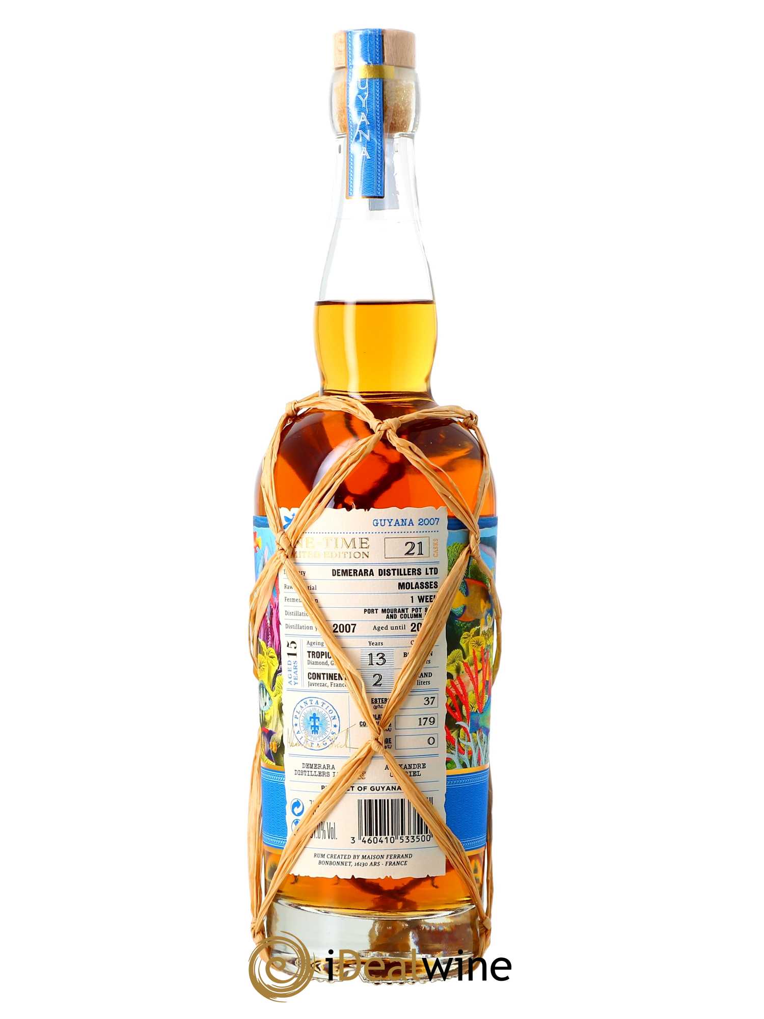 Rhum Plantation Rum Guyana (70cl) 2007 - Posten von 1 Flasche - 2