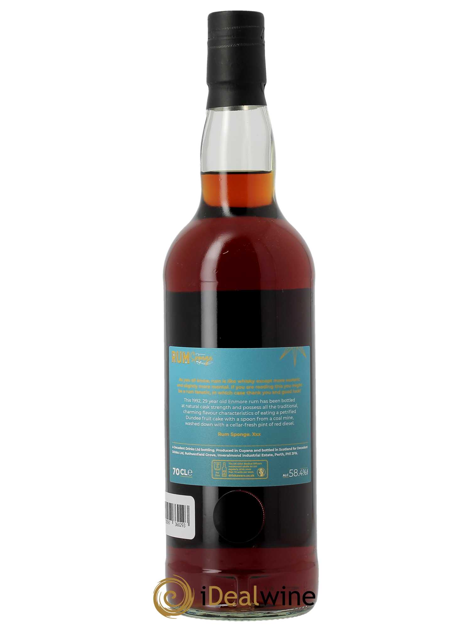 Rhum Enmore 29 ans Edition No 15 Rum Sponge (70cl) 1992 - Posten von 1 Flasche - 1