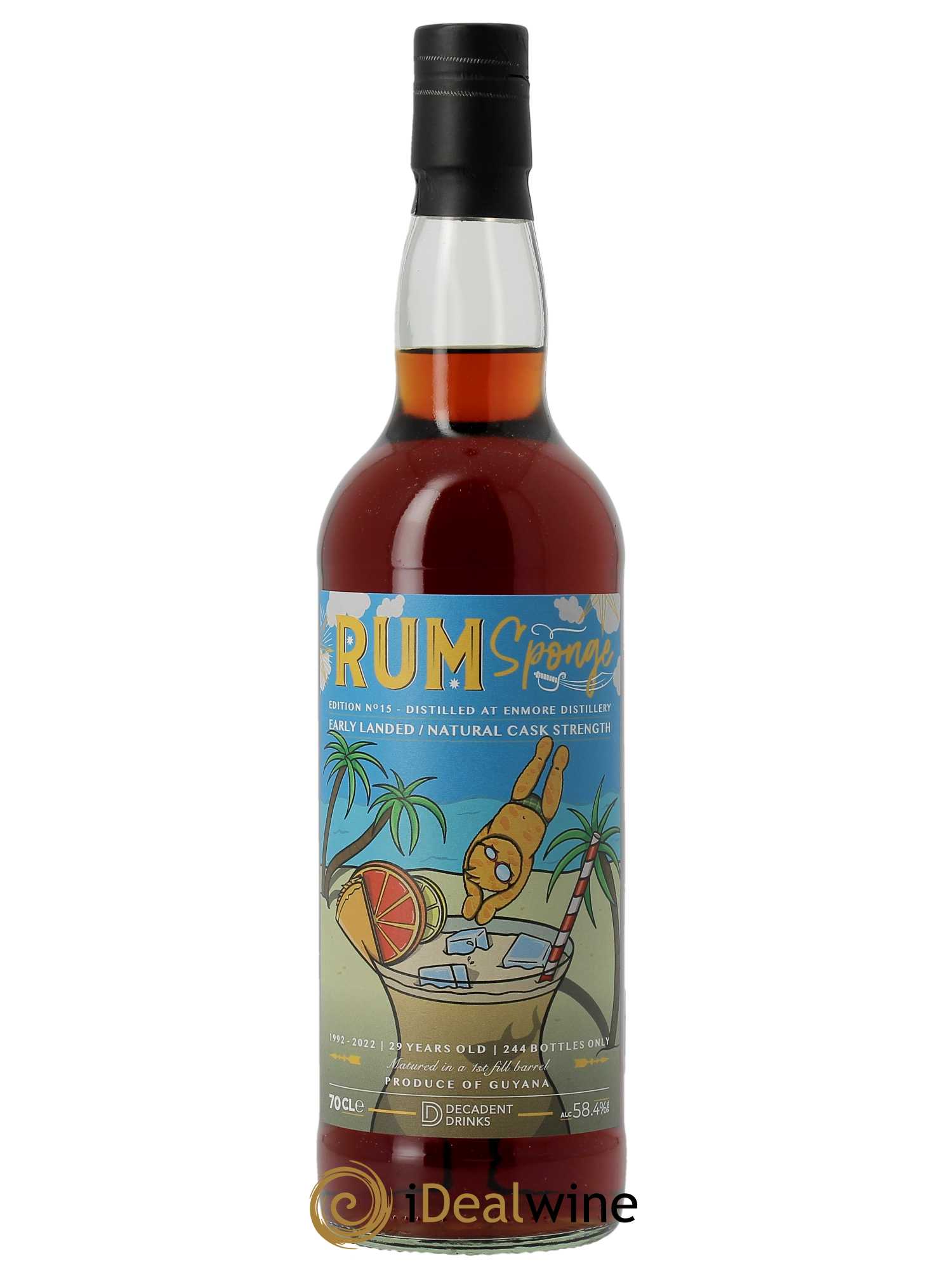 Rhum Enmore 29 ans Edition No 15 Rum Sponge (70cl) 1992 - Posten von 1 Flasche - 0