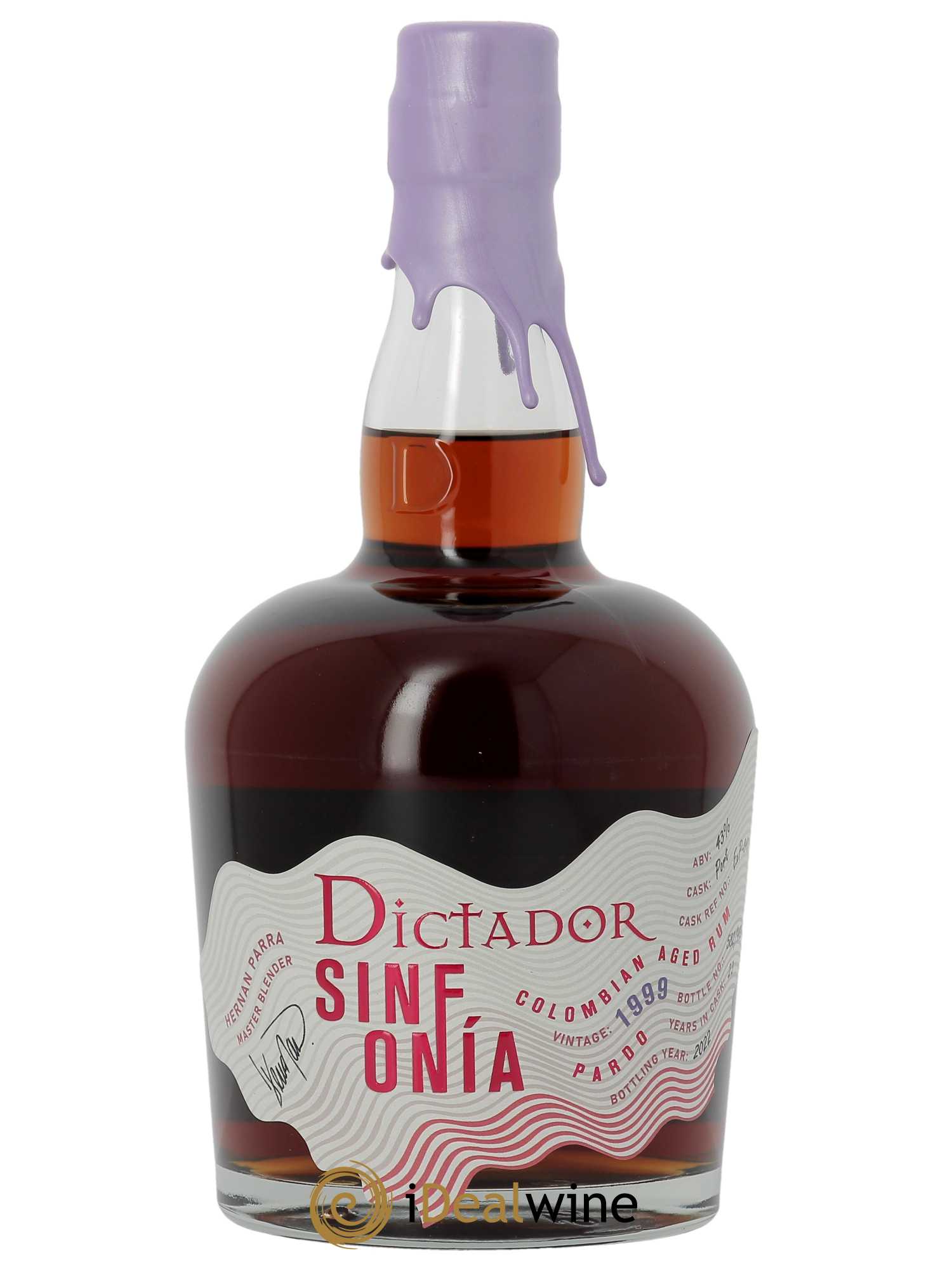 Rhum Dictador Sinfonia Pardo (70cl) 1999 - Lotto di 1 bottiglia - 1