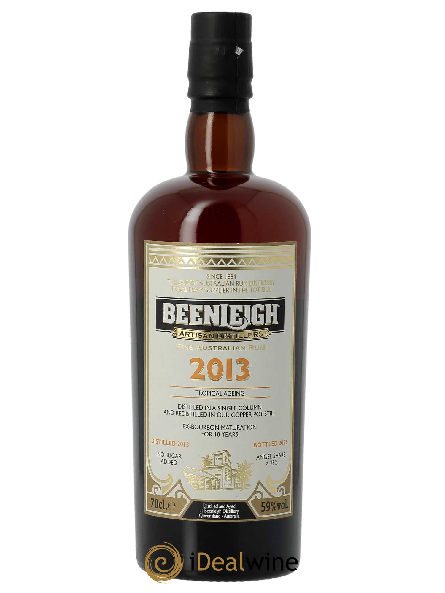 Rhum Beenleigh 10 ans (70cl) 2013 - Lot de 1 bouteille - 1