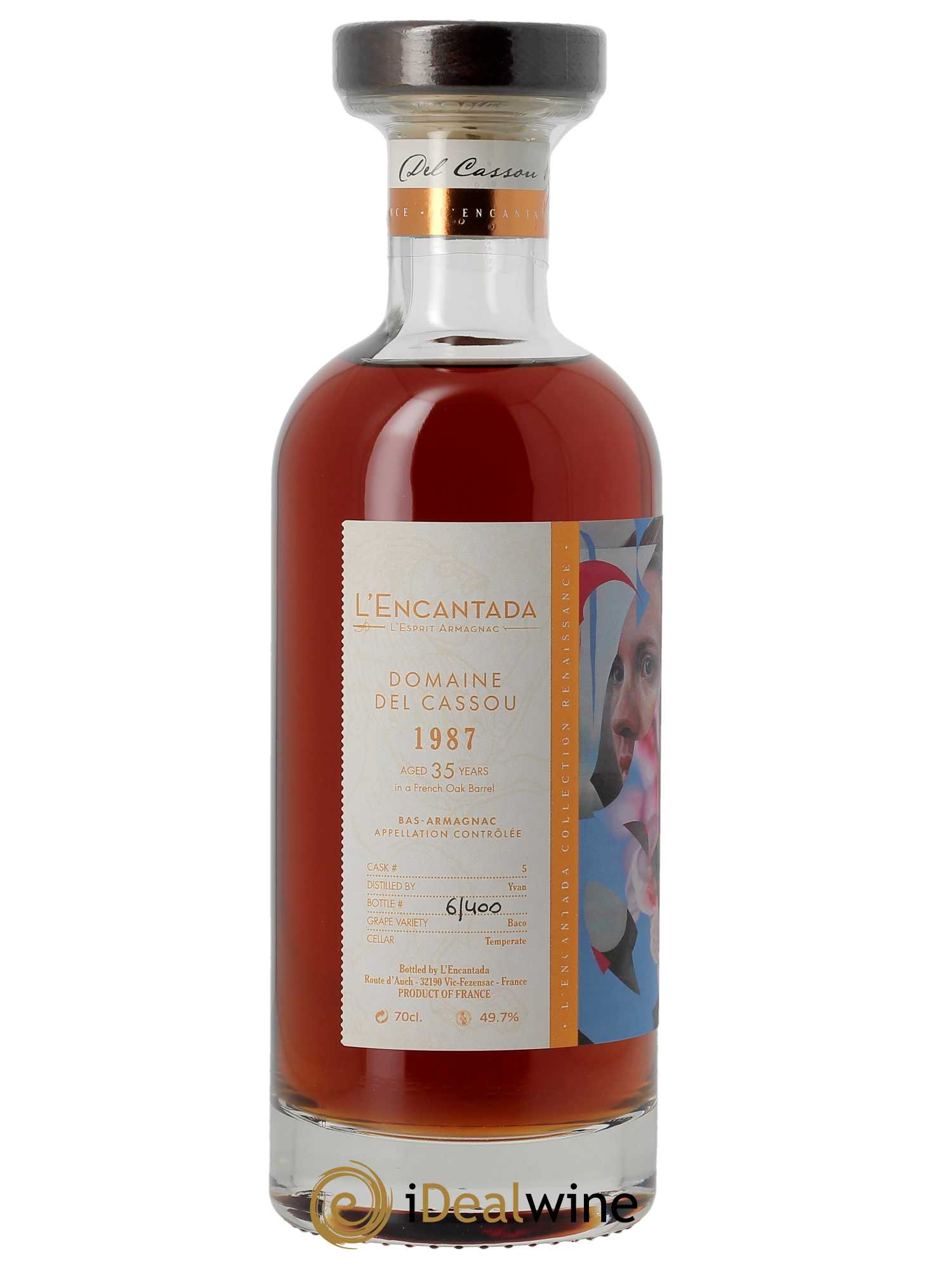 Bas-Armagnac Domaine Del Cassou Renaissance L'Encantada 1987 - Lot of 1 bottle - 2