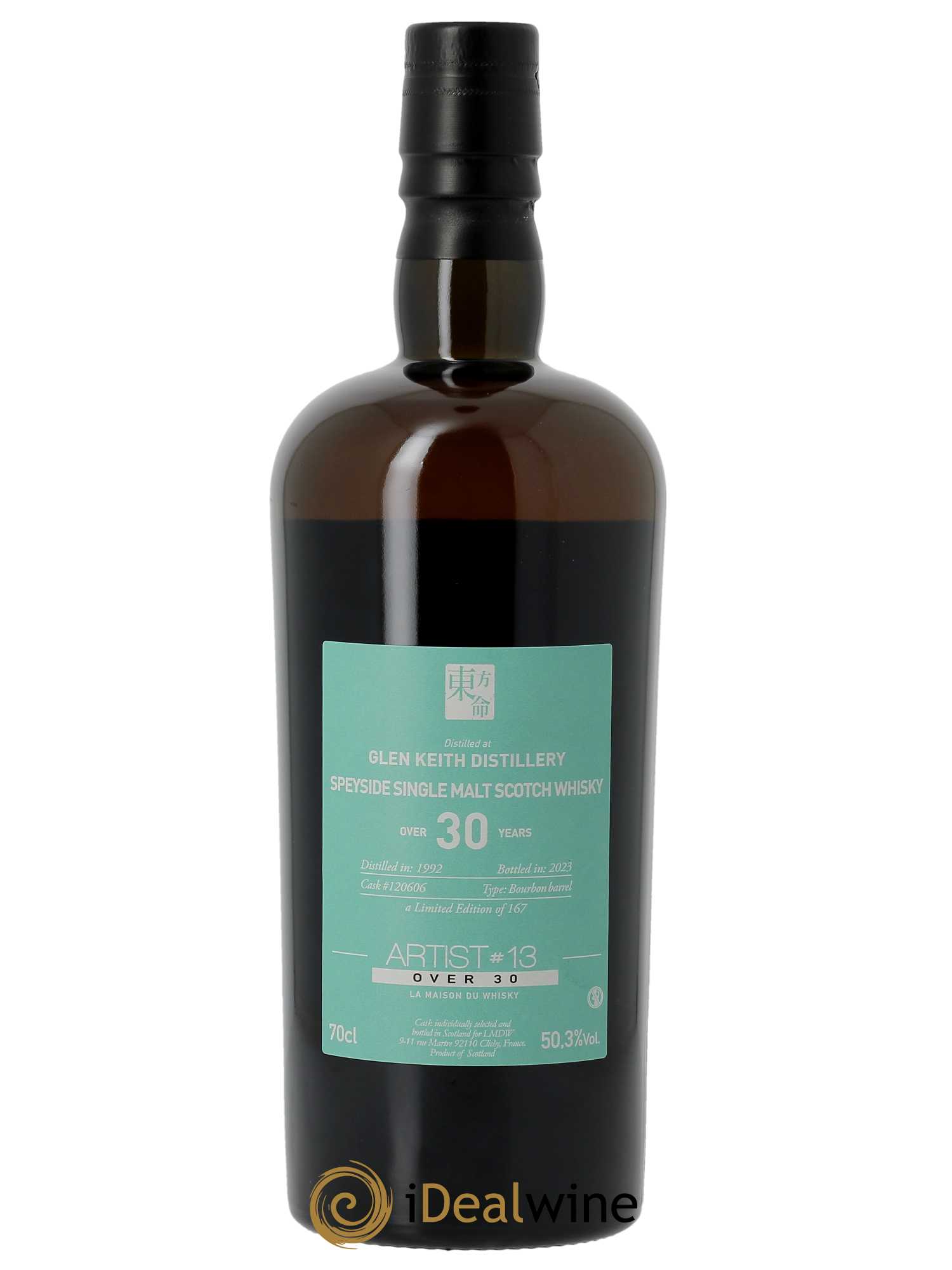 Whisky Artist 13 Over 30 Spirits Shop Selection Glen Keith 1992 - Lotto di 1 bottiglia - 2