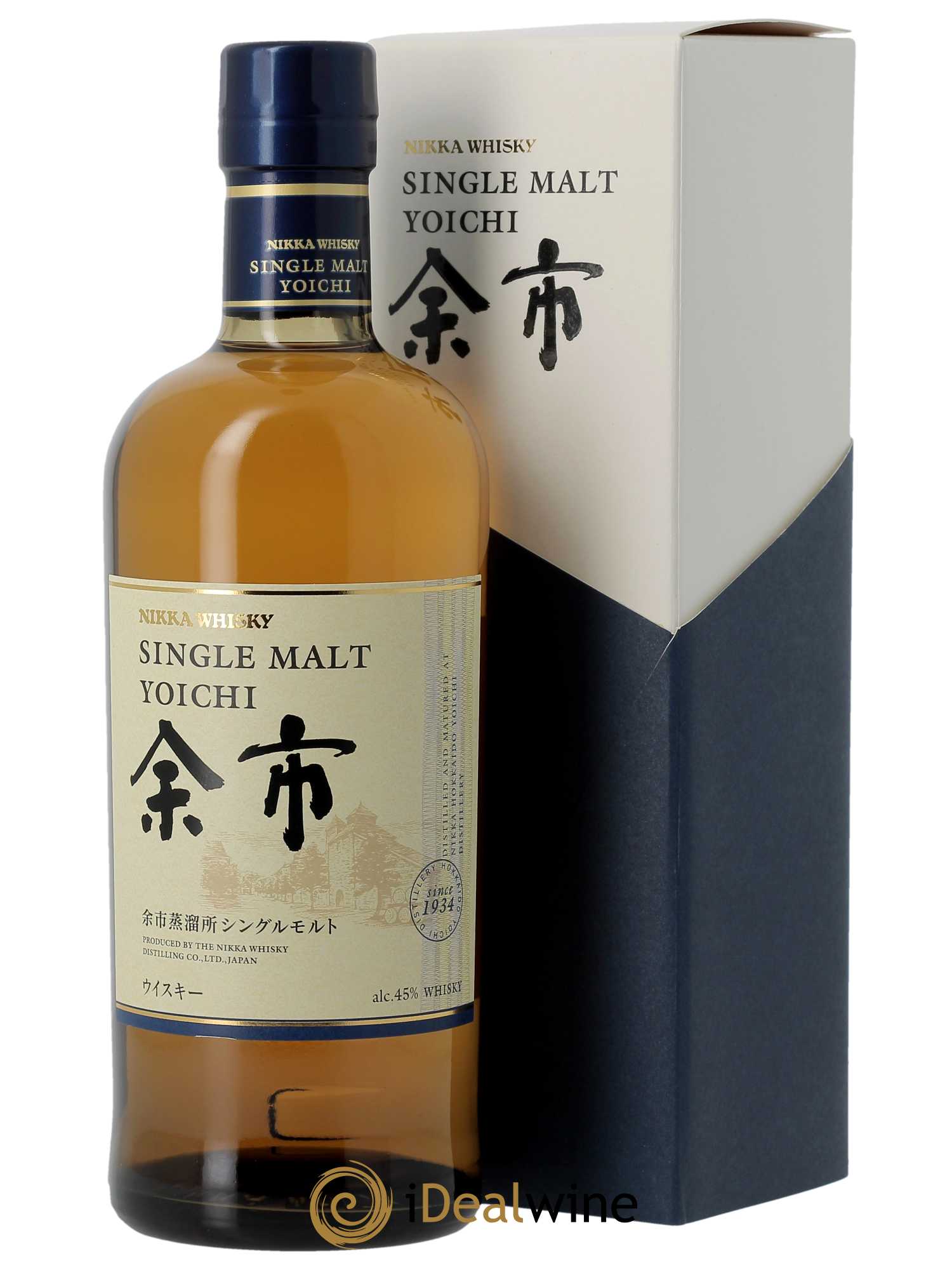 Whisky Nikka Yoichi Single Malt - Lot de 1 bouteille - 0