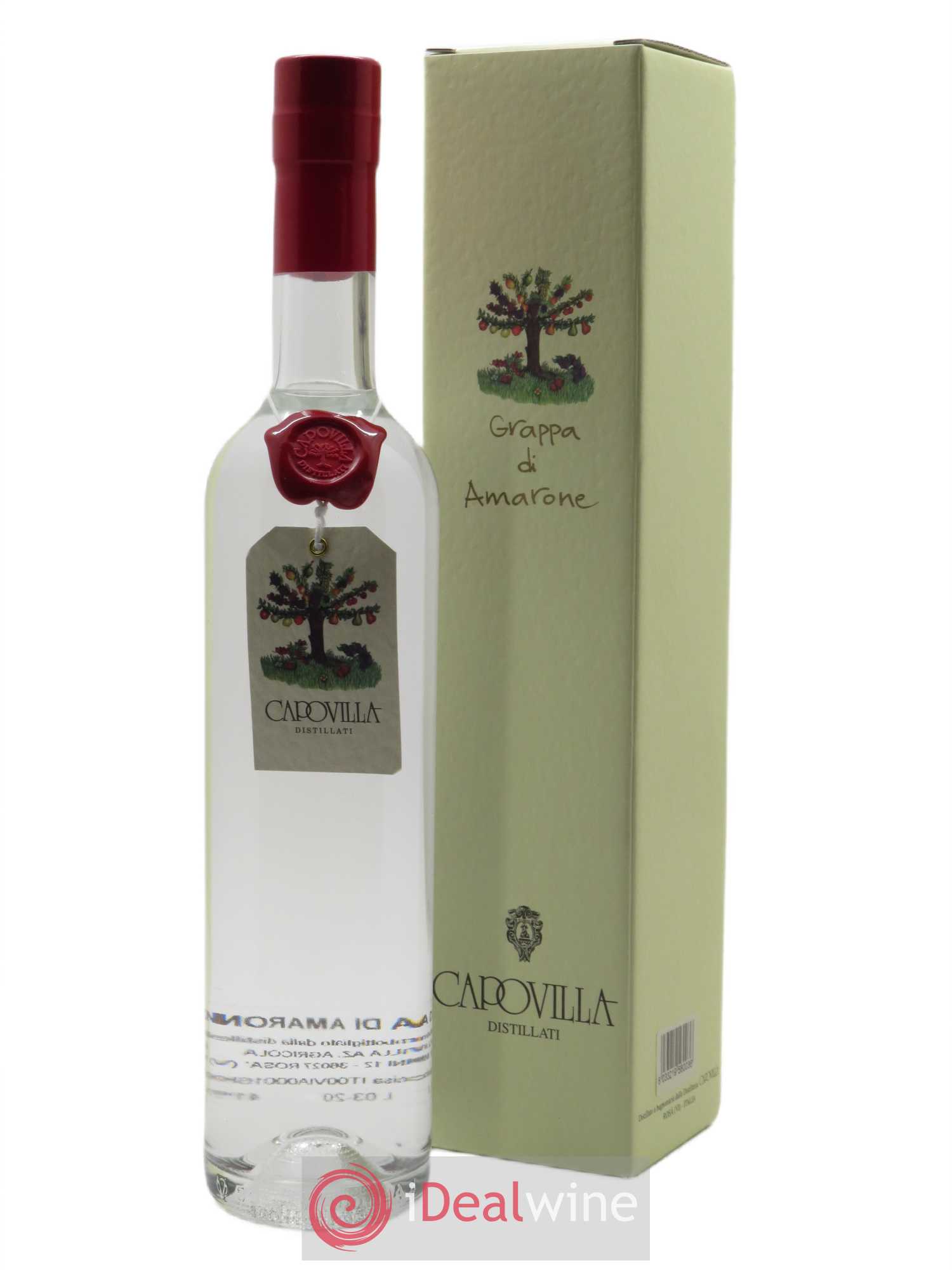 Capovilla Grappa di Amarone Of. (70 cl) - Lot de 1 bouteille - 0