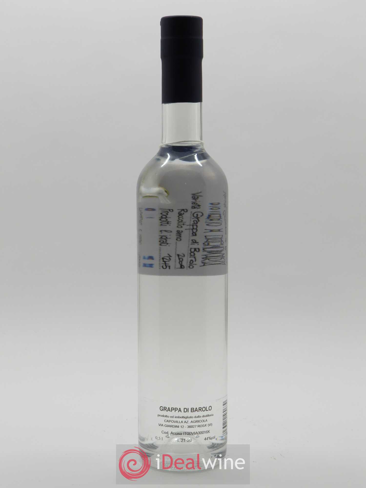 Capovilla Grappa di Barolo Of. (70 cl) - Lot of 1 bottle - 2