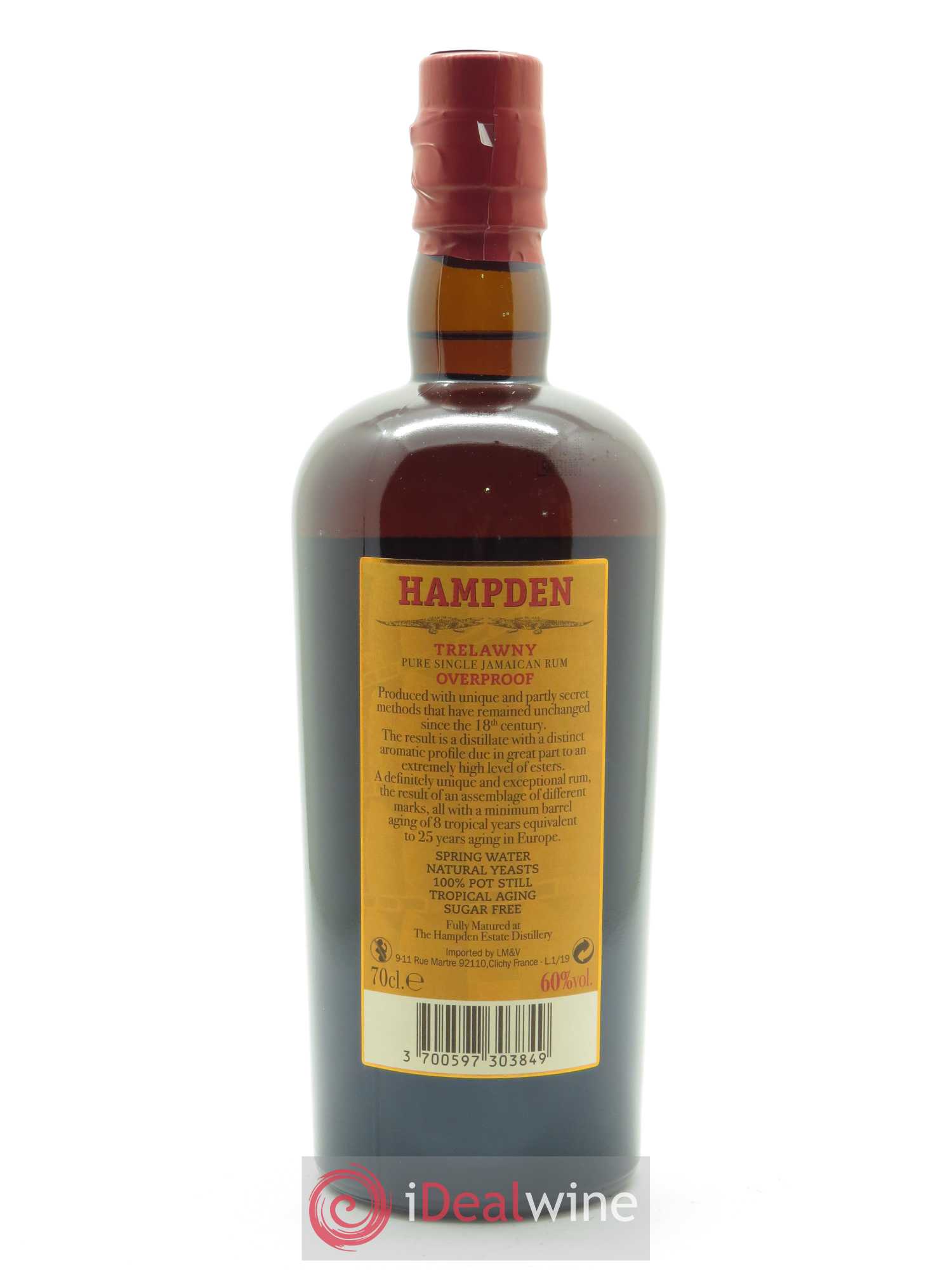 Hampden Overproof Velier (70 cl) - Lot de 1 bouteille - 2
