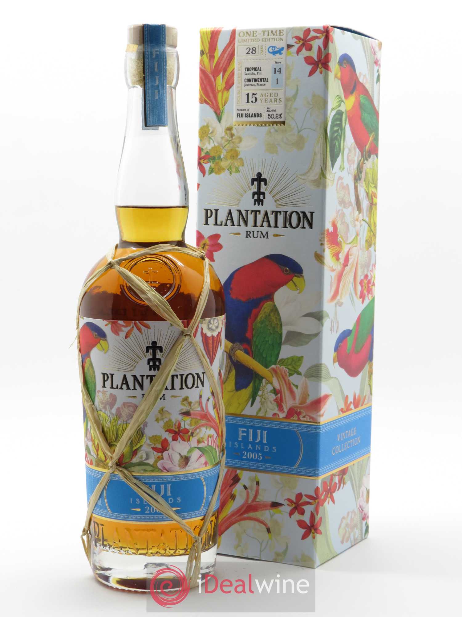 Rhum Plantation Rum Fidji (70 cl) 2005 - Posten von 1 Flasche - 0