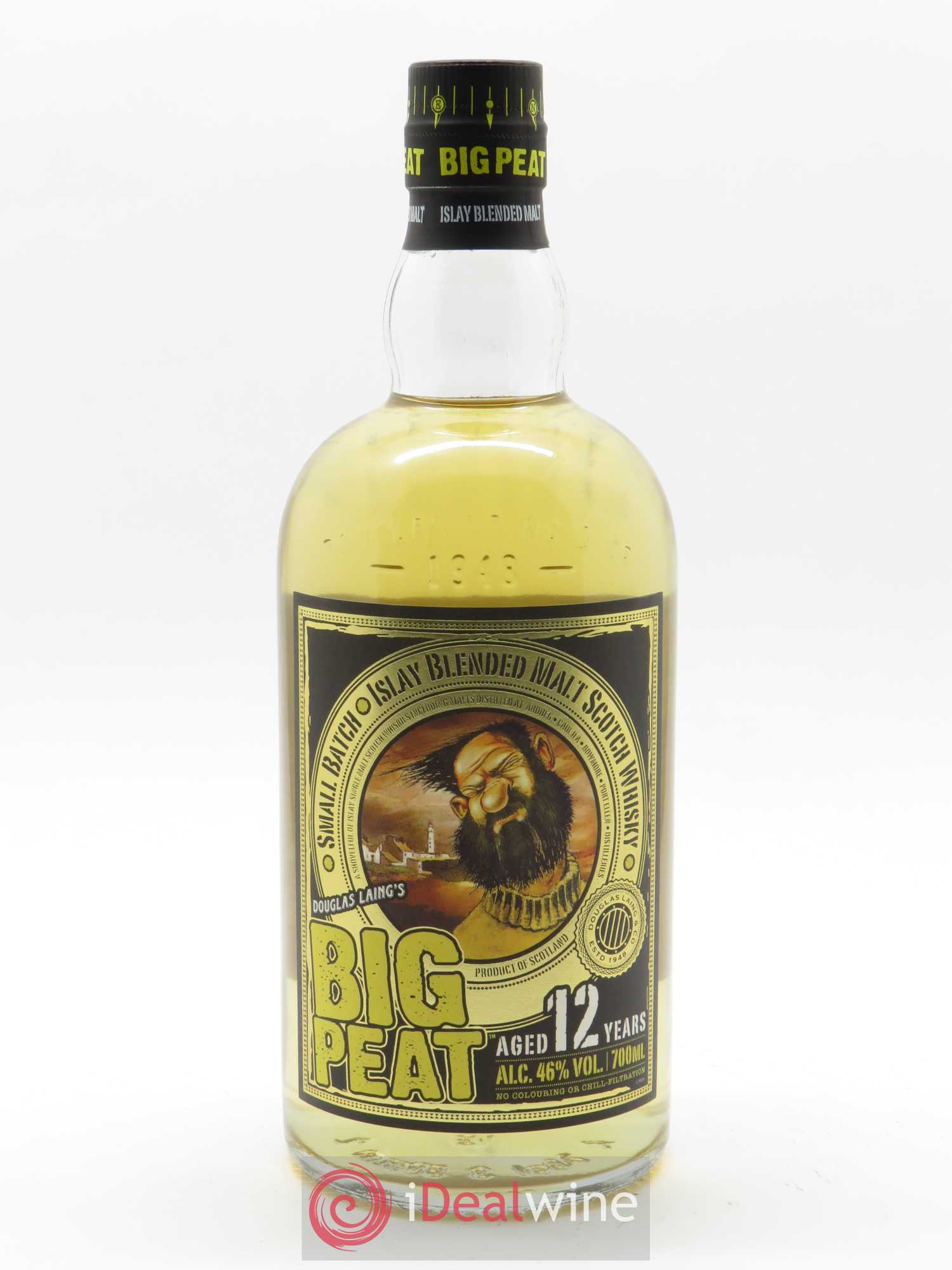 Blended Malt Whisky Big Peat 12 years  Douglas Laing (70 cl) - Lot de 1 bouteille - 1
