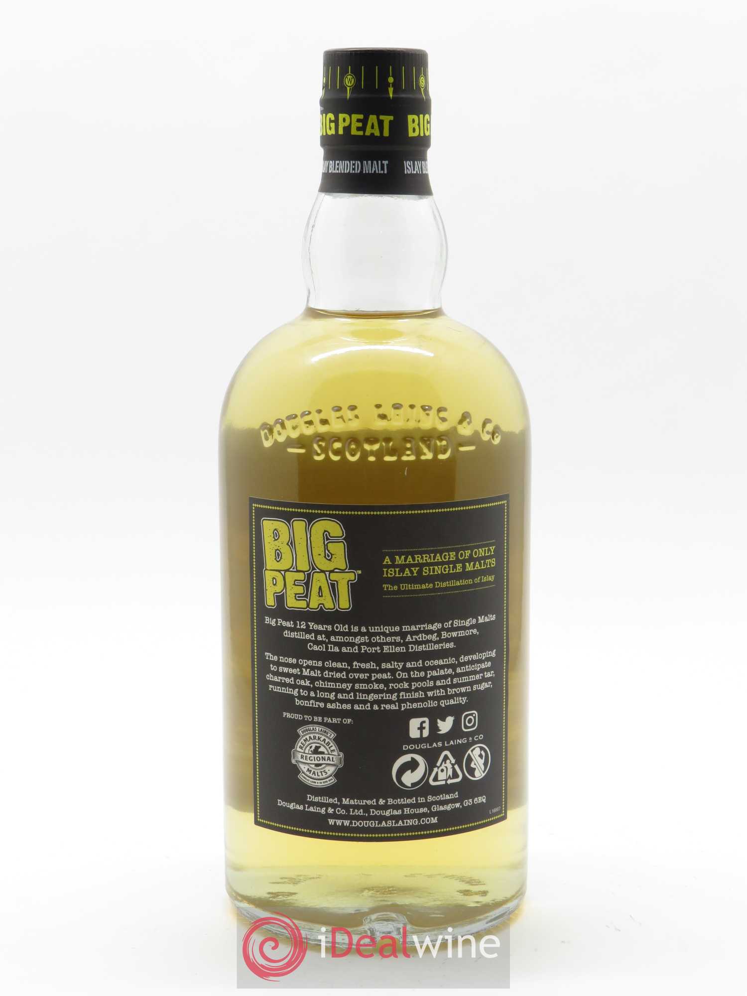 Blended Malt Whisky Big Peat 12 years  Douglas Laing (70 cl) - Lot de 1 bouteille - 2