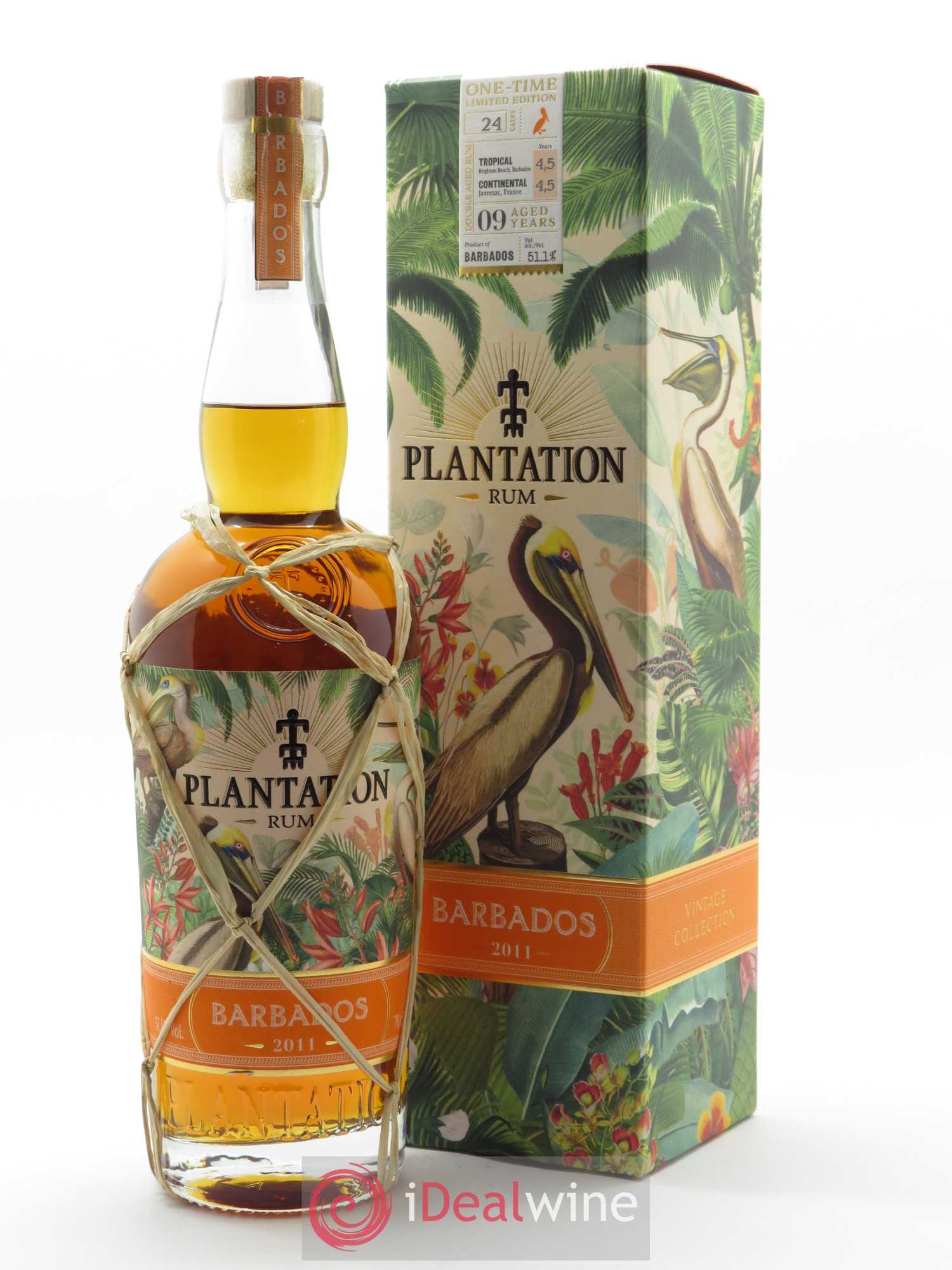 Plantation Rum 2011 Barbados (70 cl) 2011 - Lot de 1 bouteille - 0