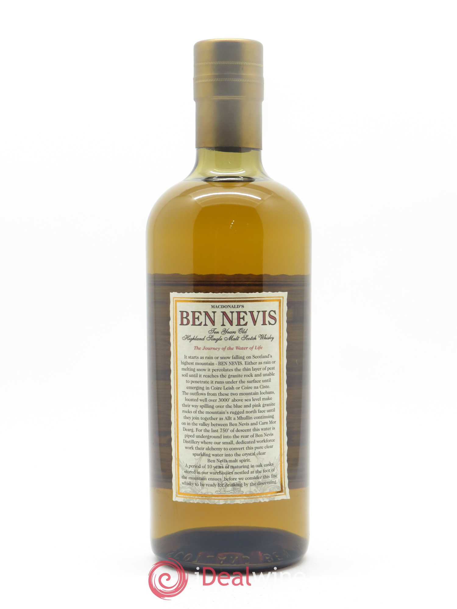 10 Years Old Highlands Single Malt Ben Nevis (70cl) - Lot de 1 bouteille - 1