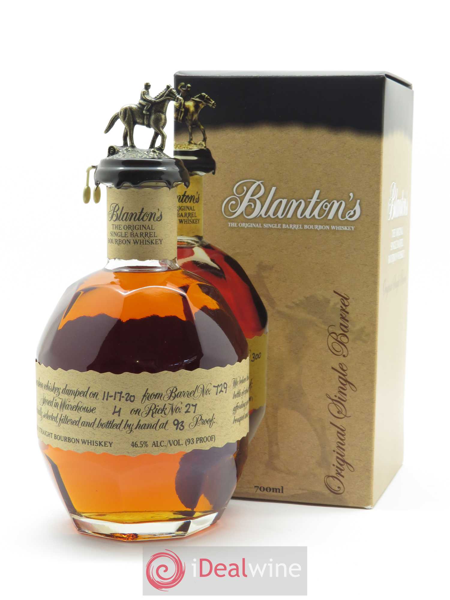 Blanton's Of. The Original Single Barrel n°68 - bottled 1998 (70 cl) - Lot de 1 bouteille - 0
