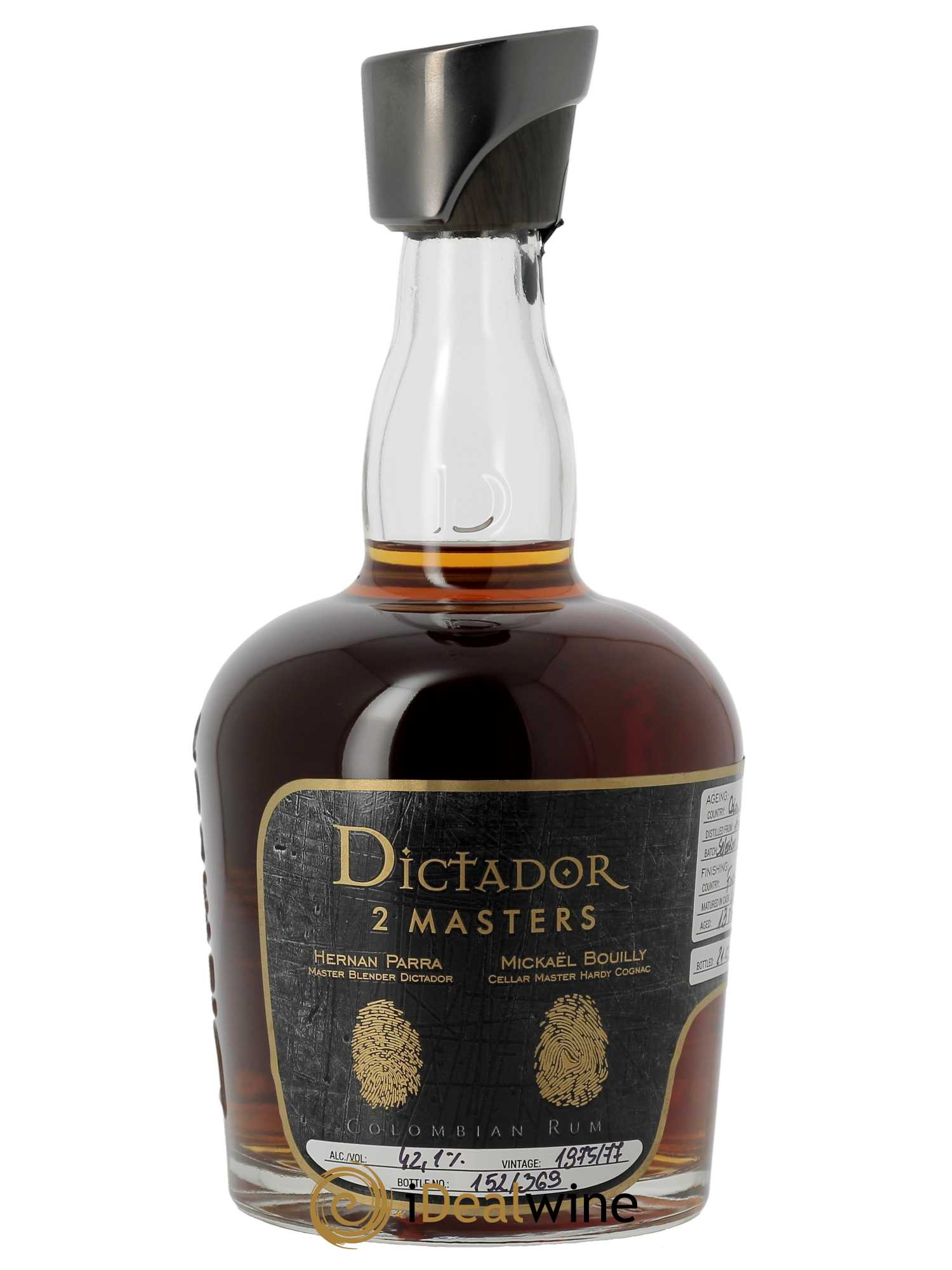 Rhum Dictador 2 Masters Hardy Release 2019 (70cl) 1975 - Lot of 1 bottle - 1