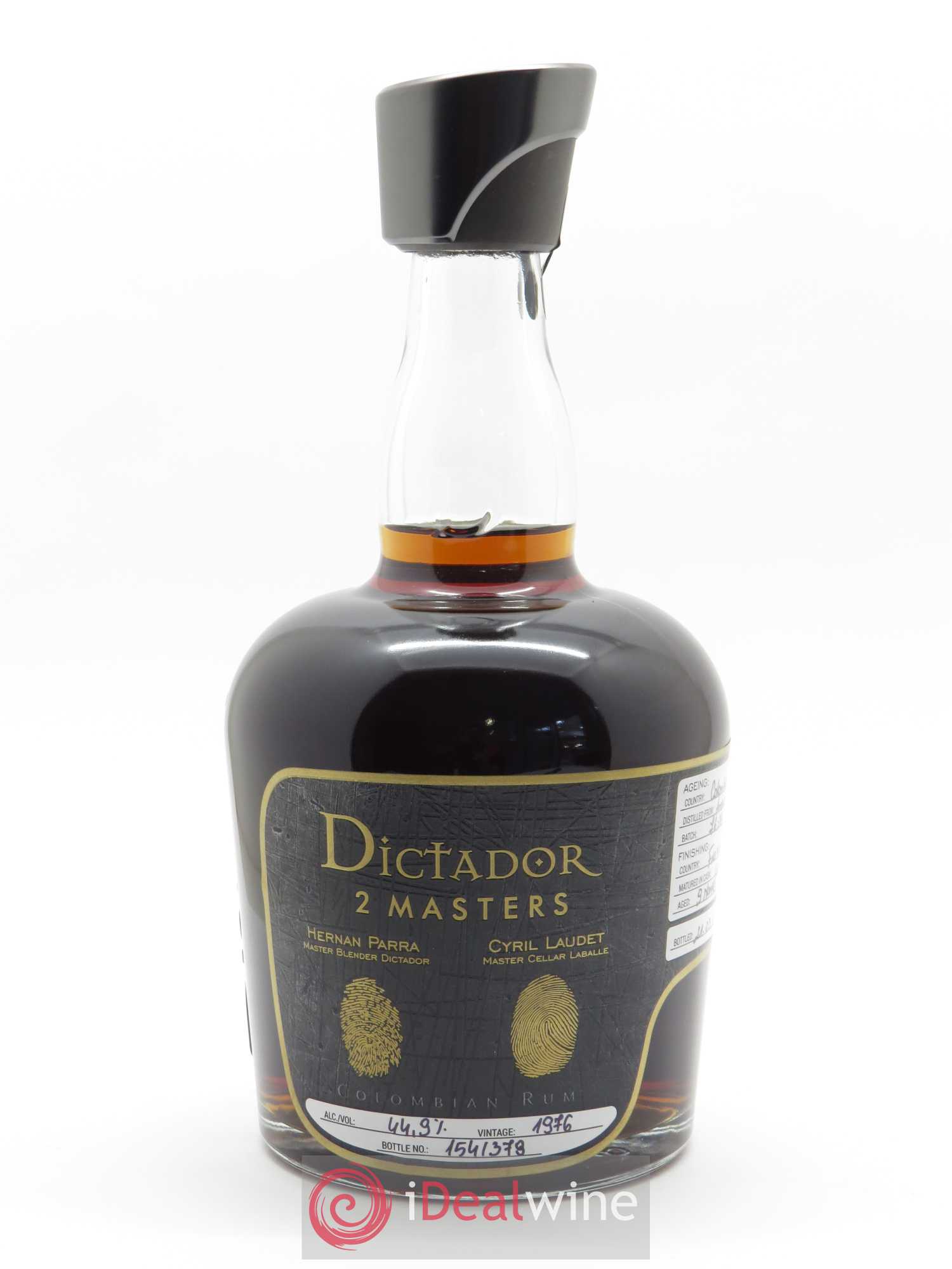 Rhum Dictador 2 Masters Laballe Release 2019 (70 cl) 1976 - Posten von 1 Flasche - 1