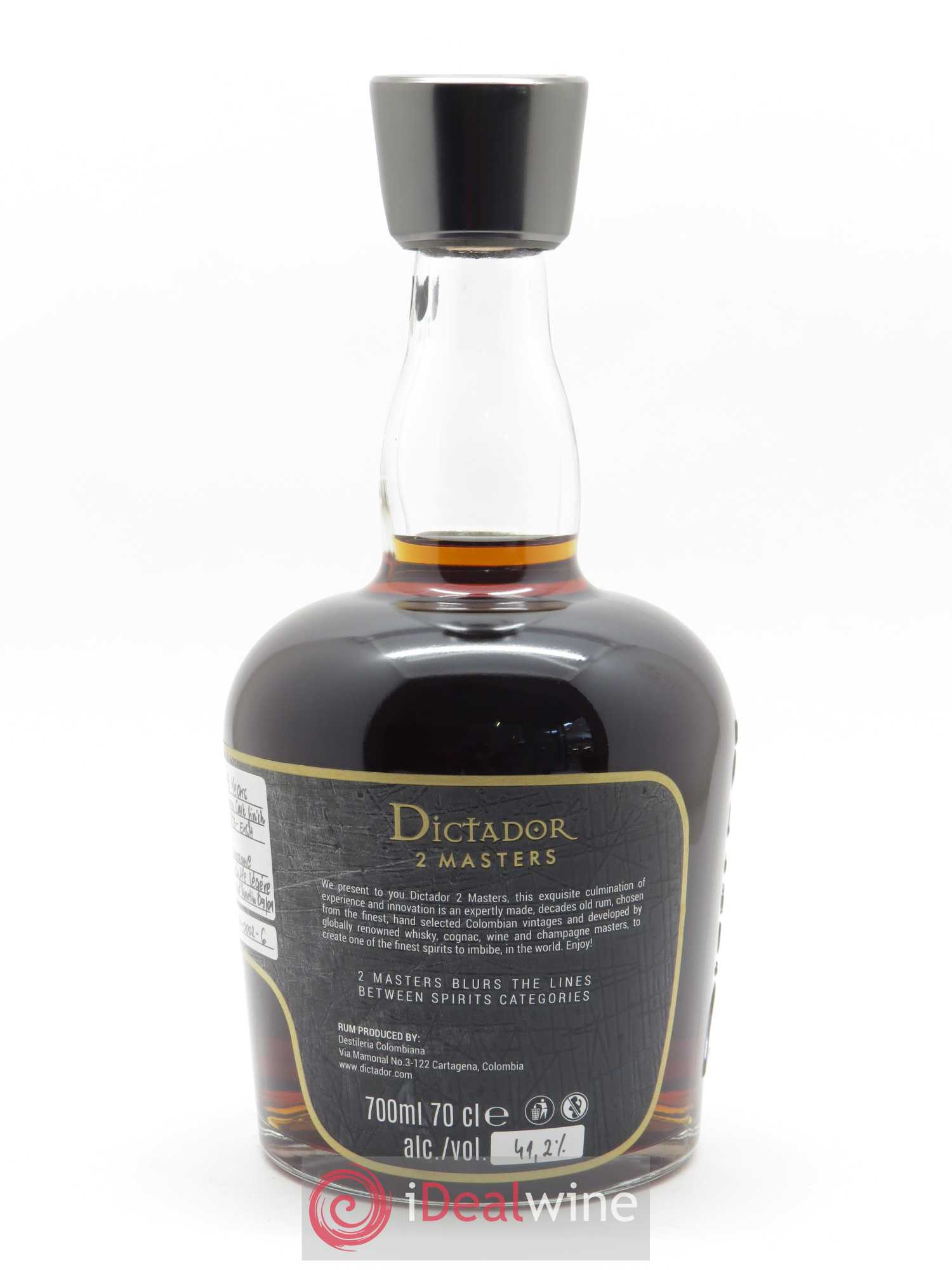 Rhum Dictador 2 Masters Leclerc Briant Release 201 (70cl) 1978 - Lotto di 1 bottiglia - 2