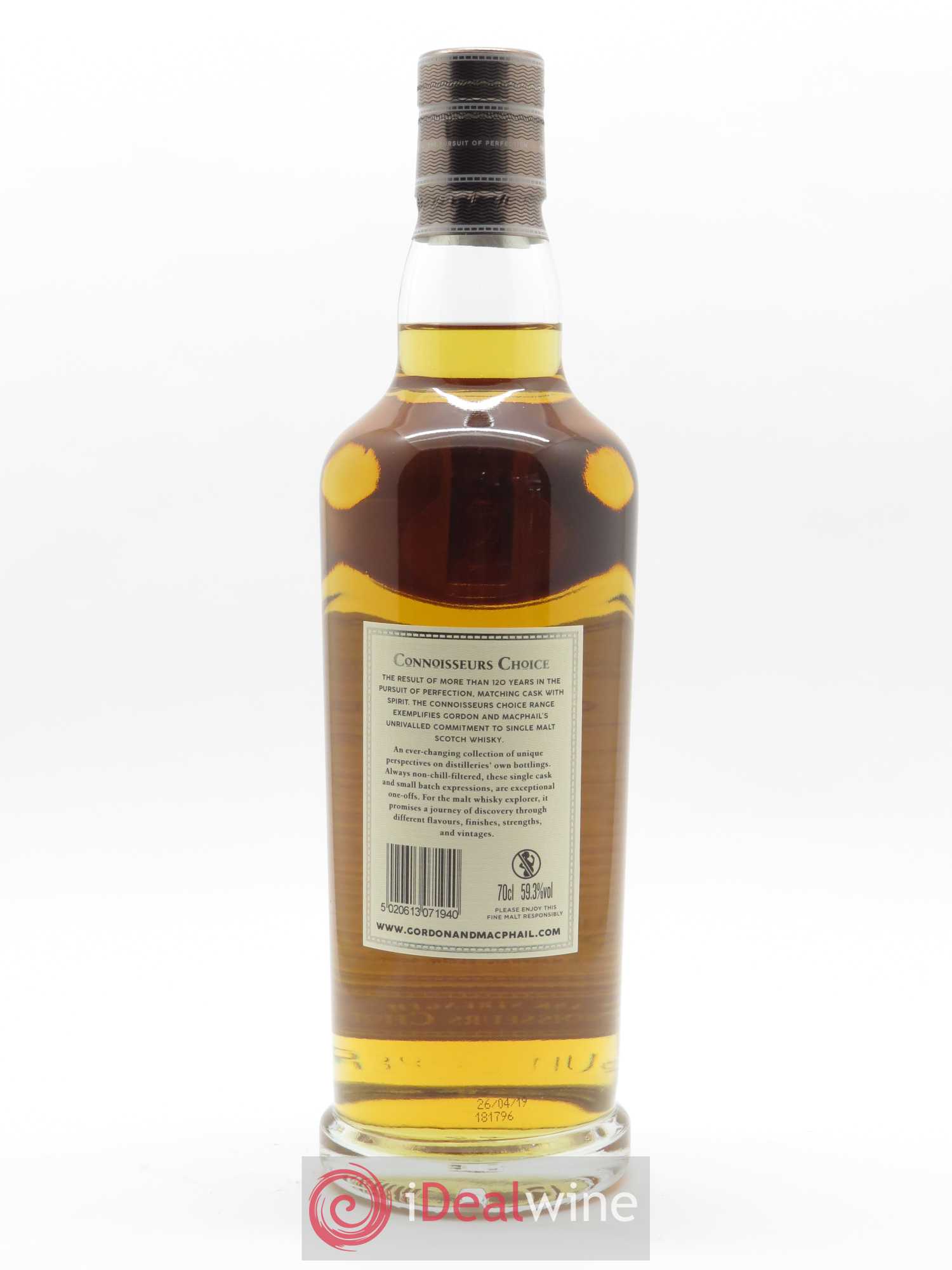 Whisky Glen Grant 22 ans Single Malt Gordon & Macphail (70 cl) 1997 - Lot de 1 bouteille - 2