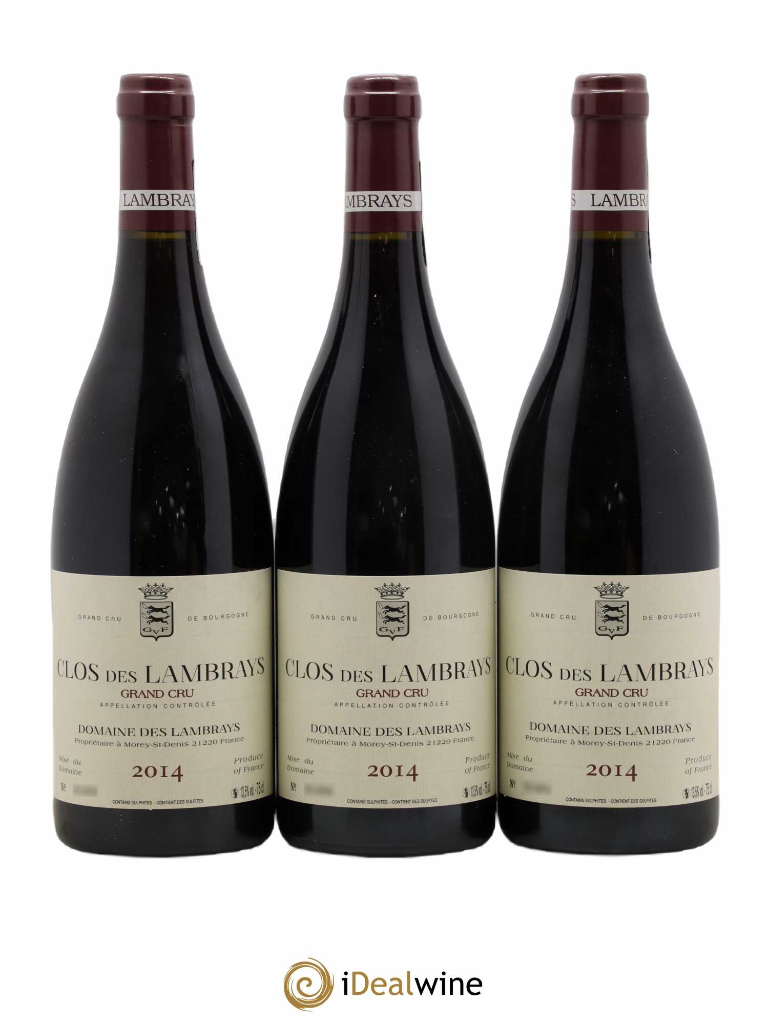 Clos des Lambrays Grand Cru Domaine des Lambrays 2014 - Lot de 3 bouteilles - 0