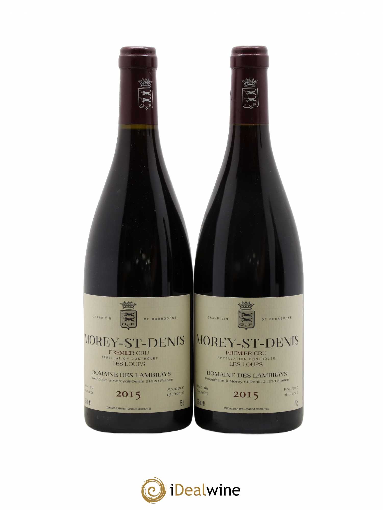 Morey-Saint-Denis 1er Cru Les Loups Domaine des Lambrays 2015 - Lot de 2 bouteilles - 0