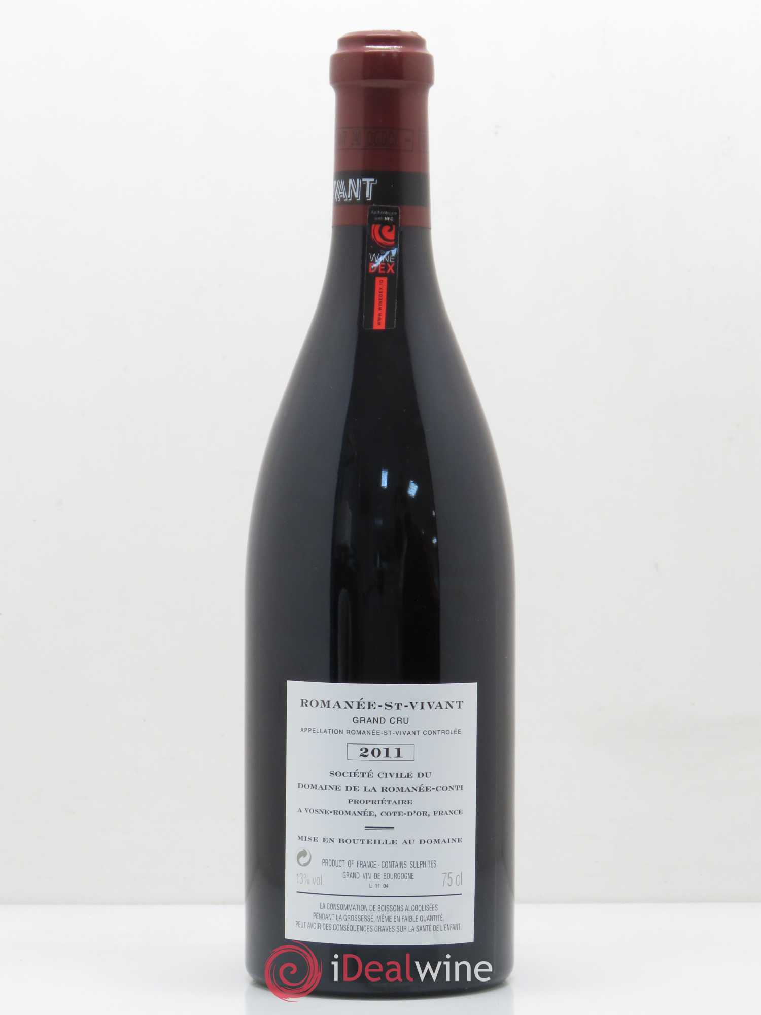 Romanée-Saint-Vivant Grand Cru Domaine de la Romanée-Conti 2011 - Lot de 1 bouteille - 1
