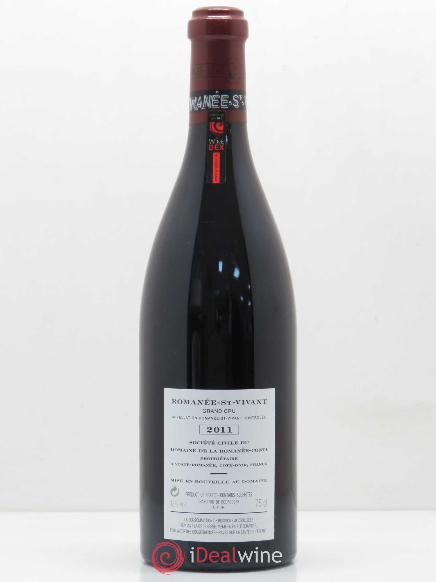 Romanée-Saint-Vivant Grand Cru Domaine de la Romanée-Conti 2011 - Lot de 1 bouteille - 1