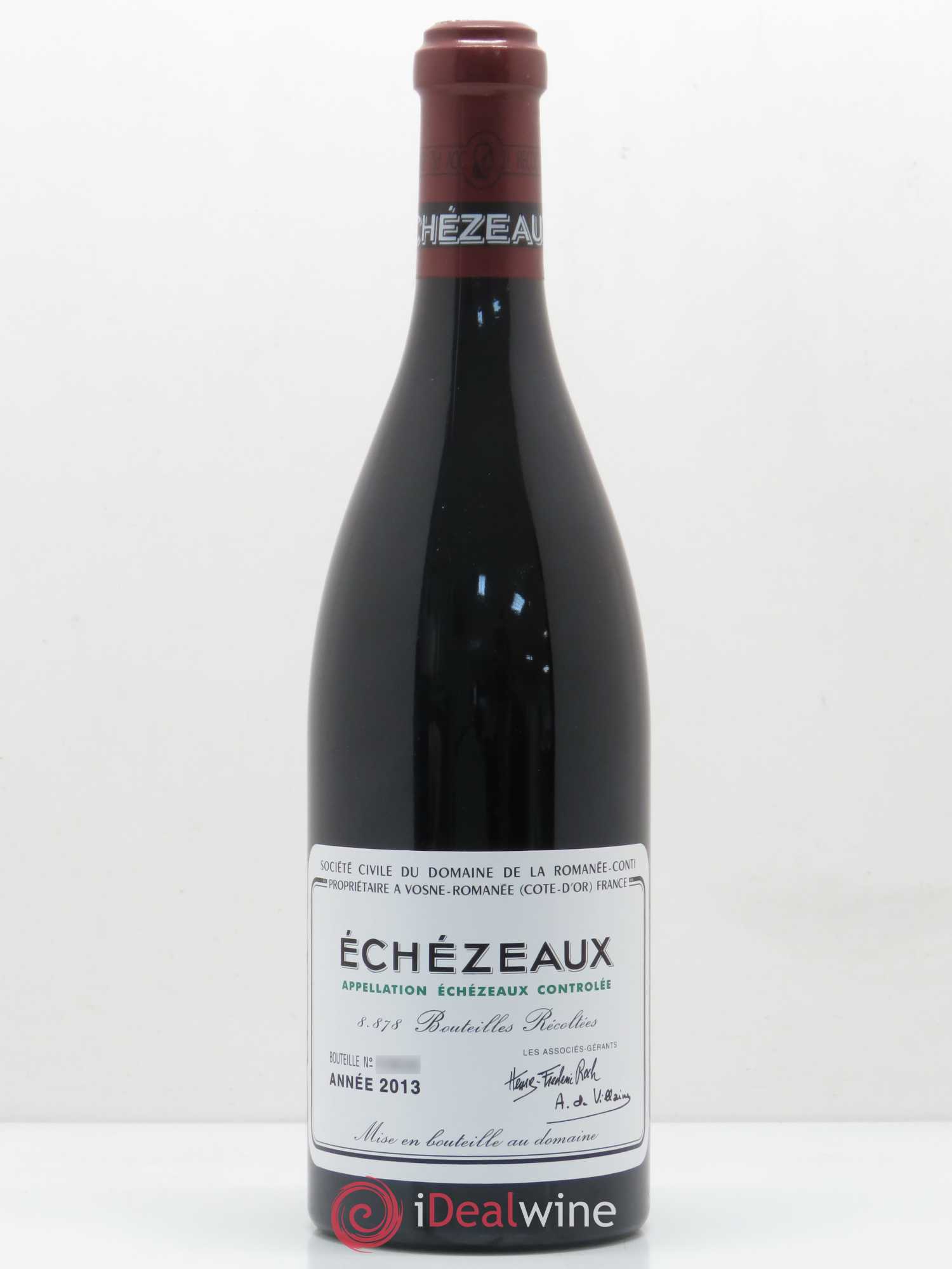 Echezeaux Grand Cru Domaine de la Romanée-Conti 2013 - Lot de 1 bouteille - 0