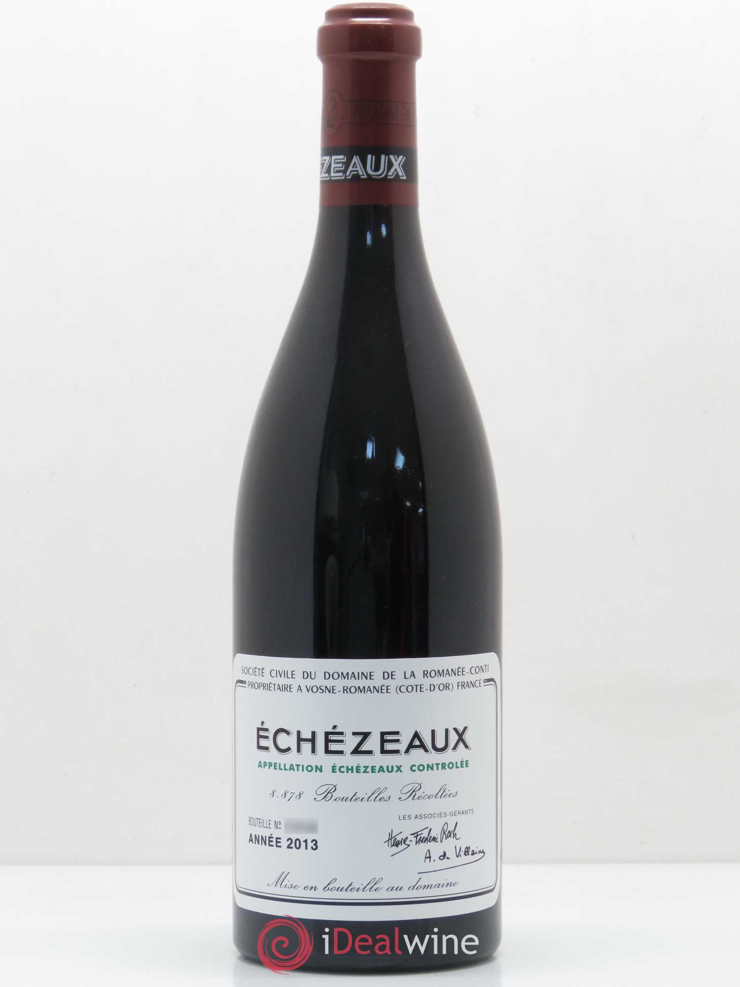 Echezeaux Grand Cru Domaine de la Romanée-Conti 2013 - Lot de 1 bouteille - 0