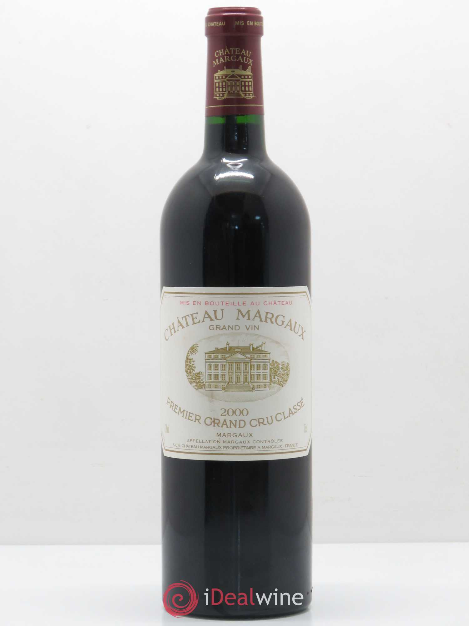 Château Margaux 1er Grand Cru Classé 2000 - Lot de 1 bouteille - 0