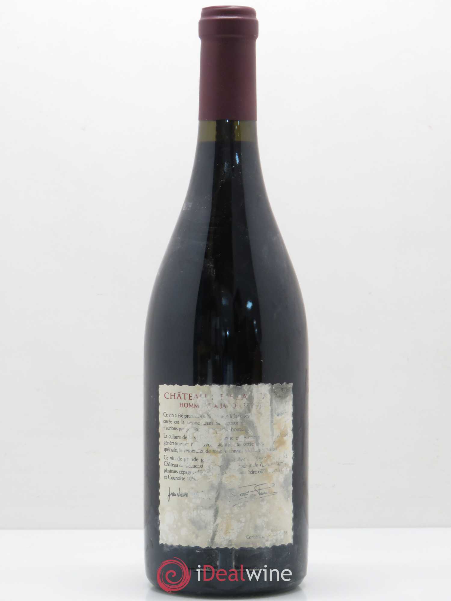 Châteauneuf-du-Pape Château de Beaucastel Hommage à Jacques Perrin Famille Perrin 2001 - Lot de 1 bouteille - 1