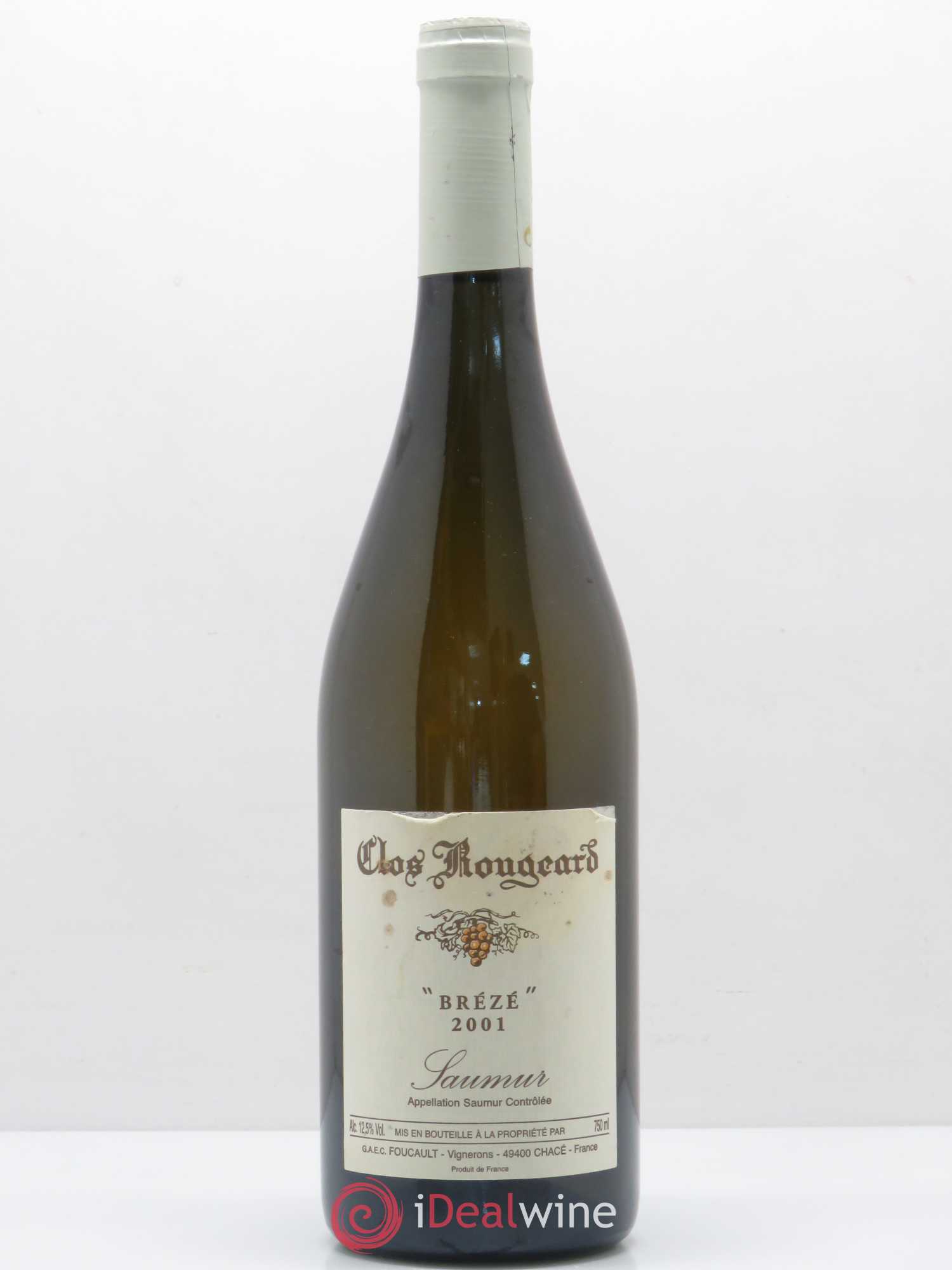 Saumur Brézé Clos Rougeard 2001 - Lot de 1 bouteille - 0