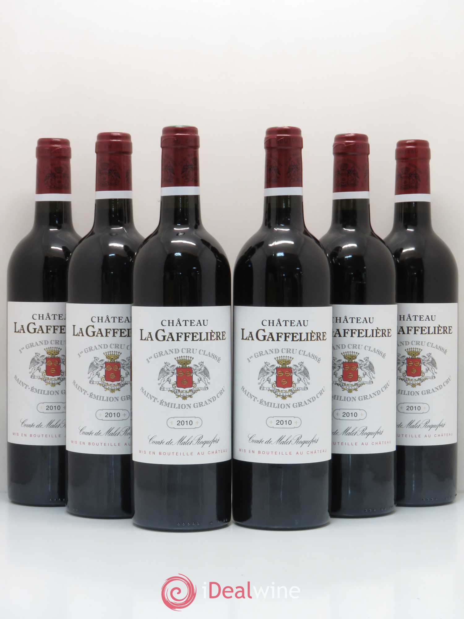 Château la Gaffelière 1er Grand Cru Classé B 2010 - Lot de 6 bouteilles - 0