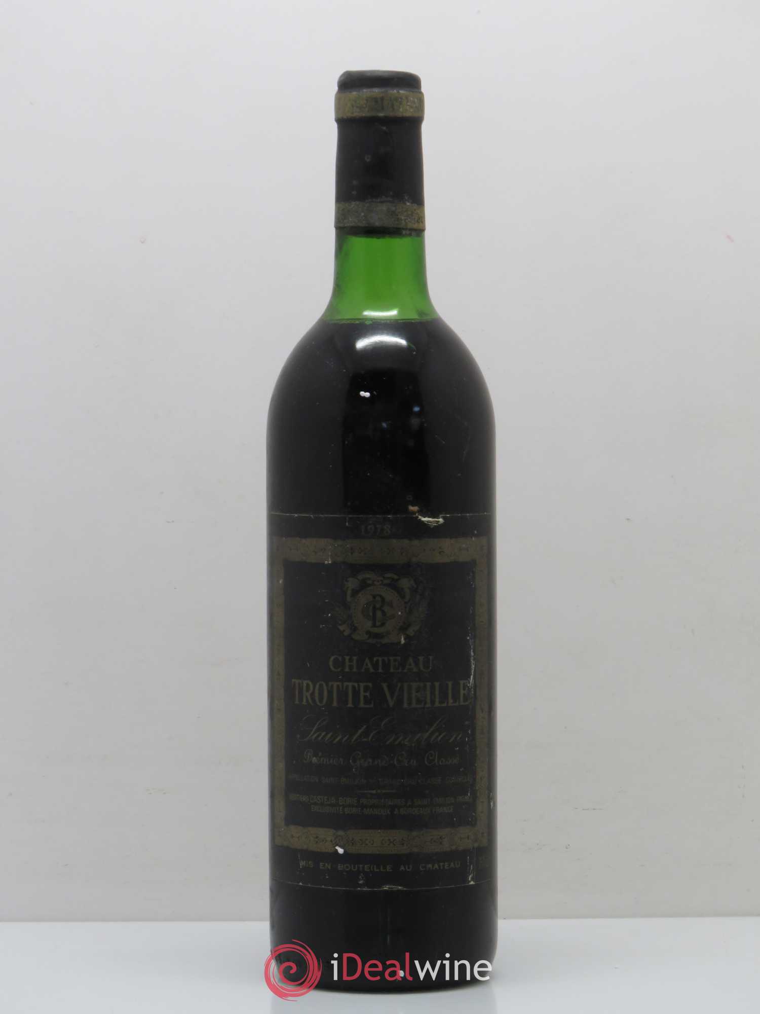 Château Trotte Vieille 1er Grand Cru Classé B 1978 - Lot de 1 bouteille - 0