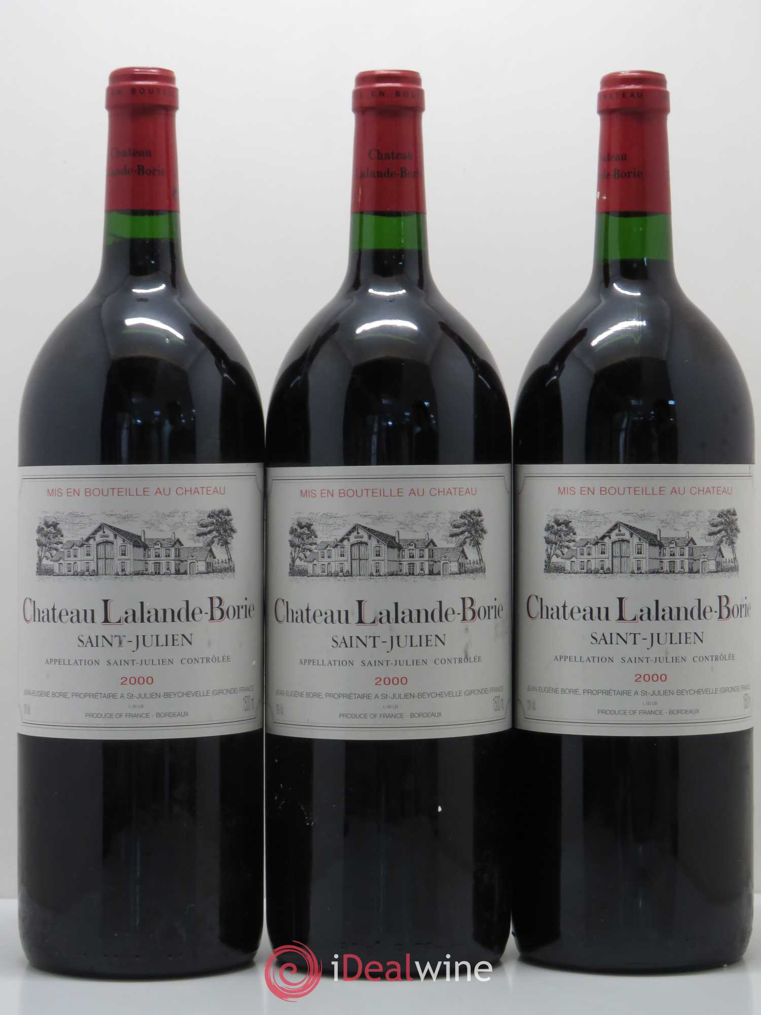 Château Lalande Borie 2000 - Lot de 3 magnums - 0
