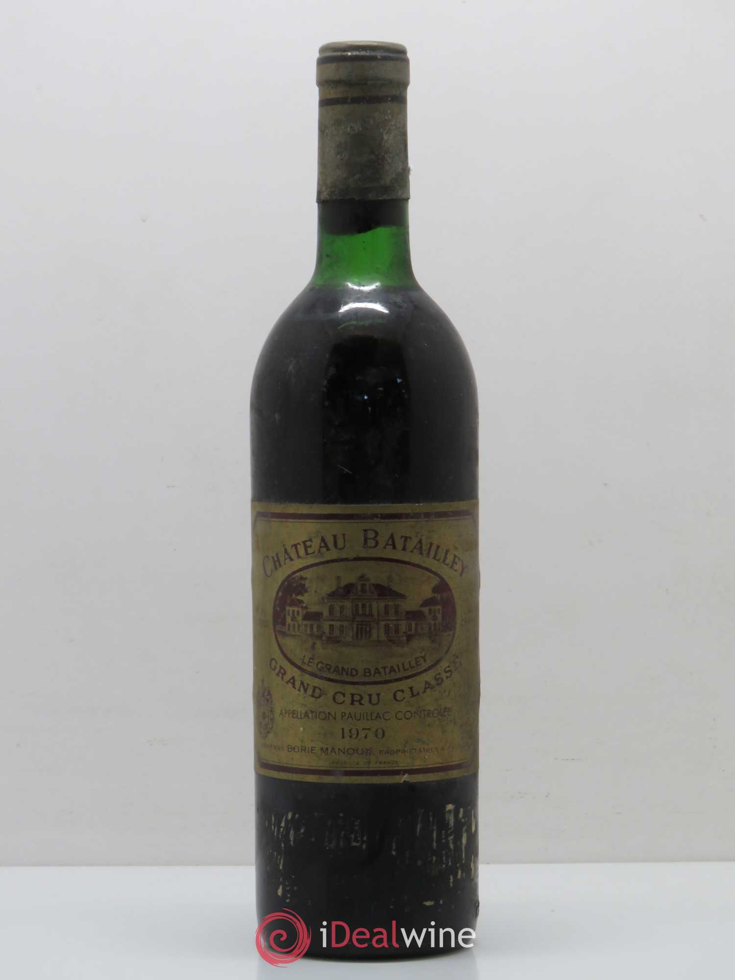 Château Batailley 5ème Grand Cru Classé 1970 - Lot de 1 bouteille - 0