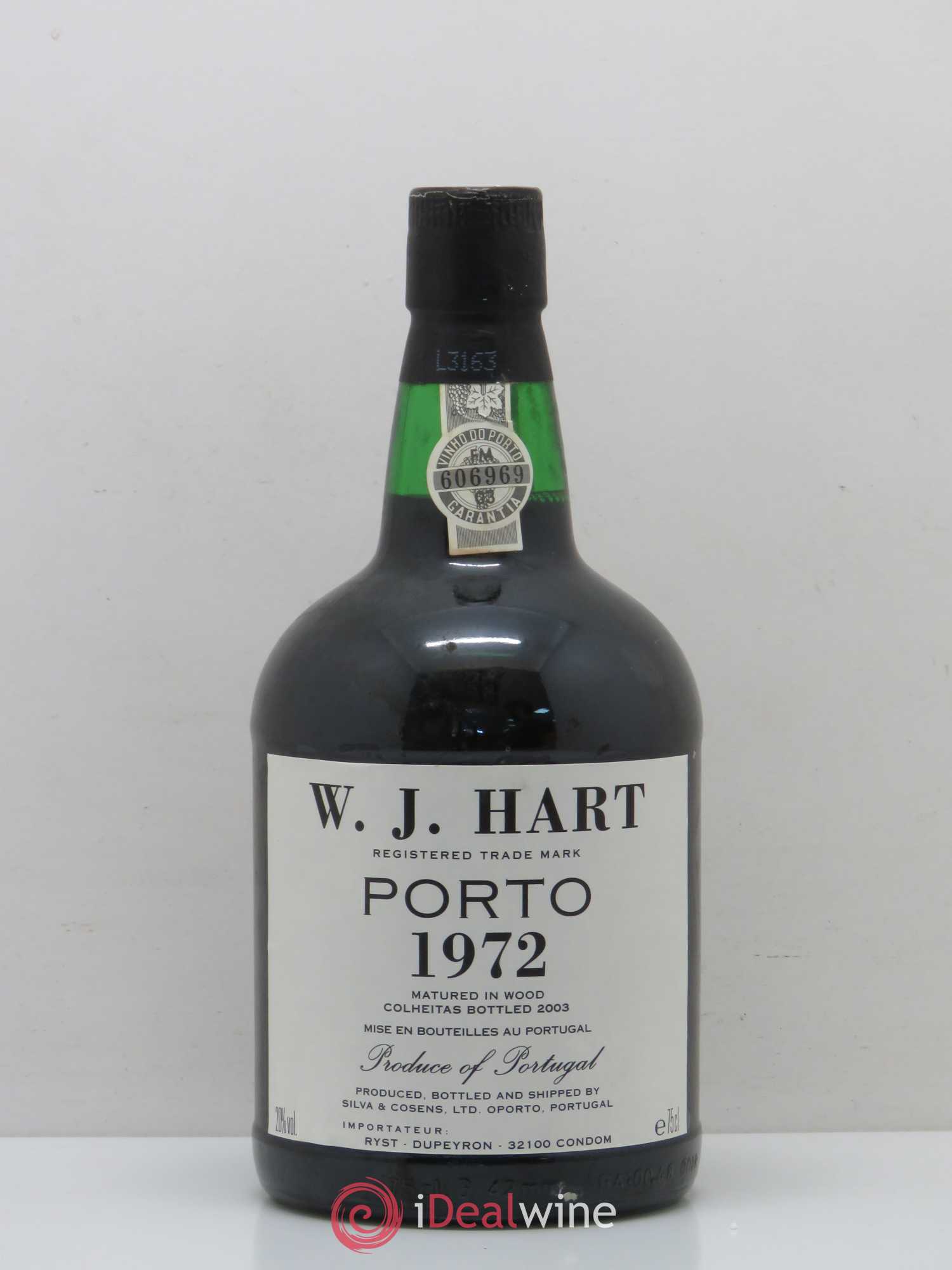 Porto JW Hart 1972 - Lot de 1 bouteille - 0