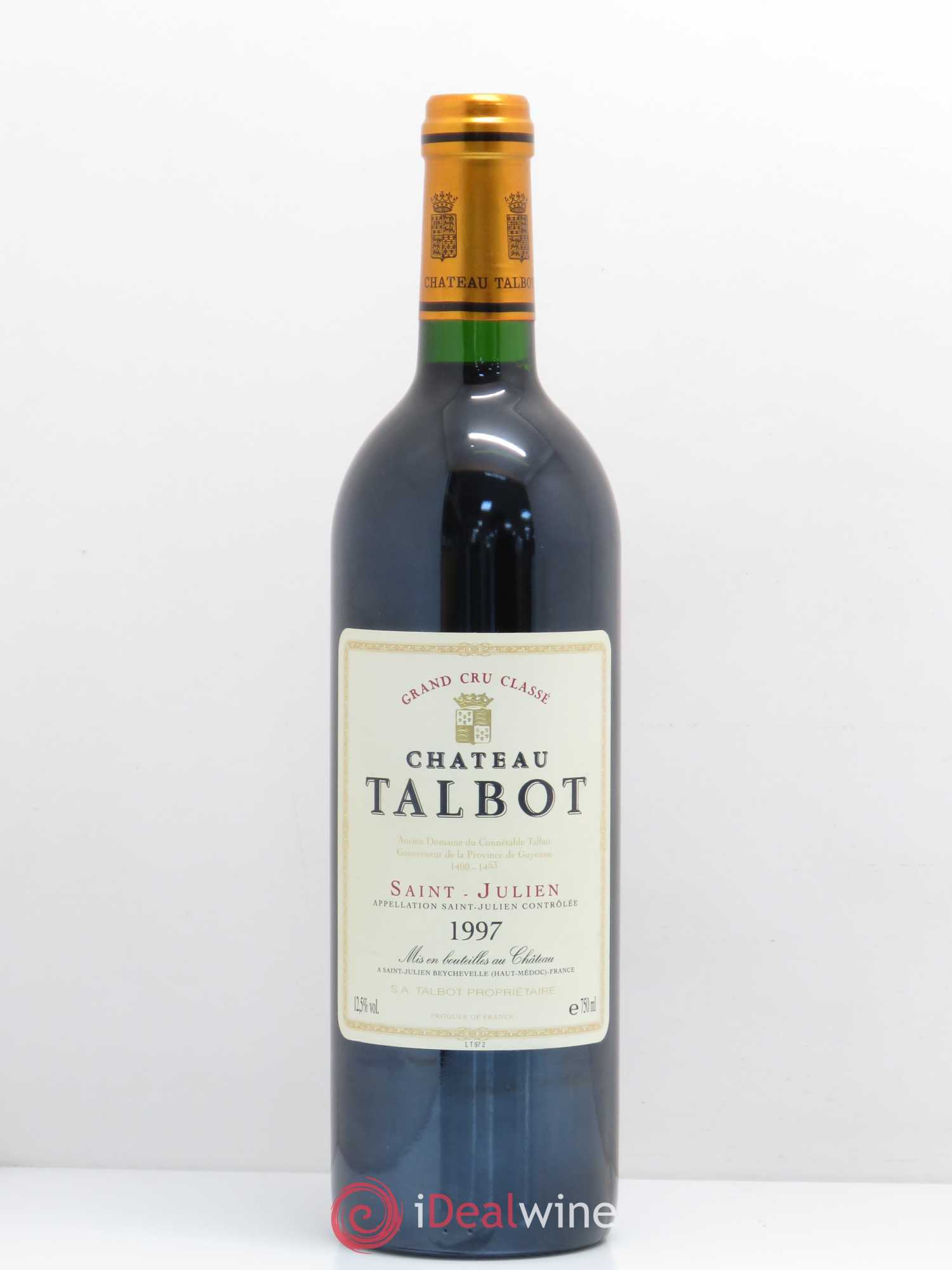 Château Talbot 4ème Grand Cru Classé 1997 - Lot de 1 bouteille - 0
