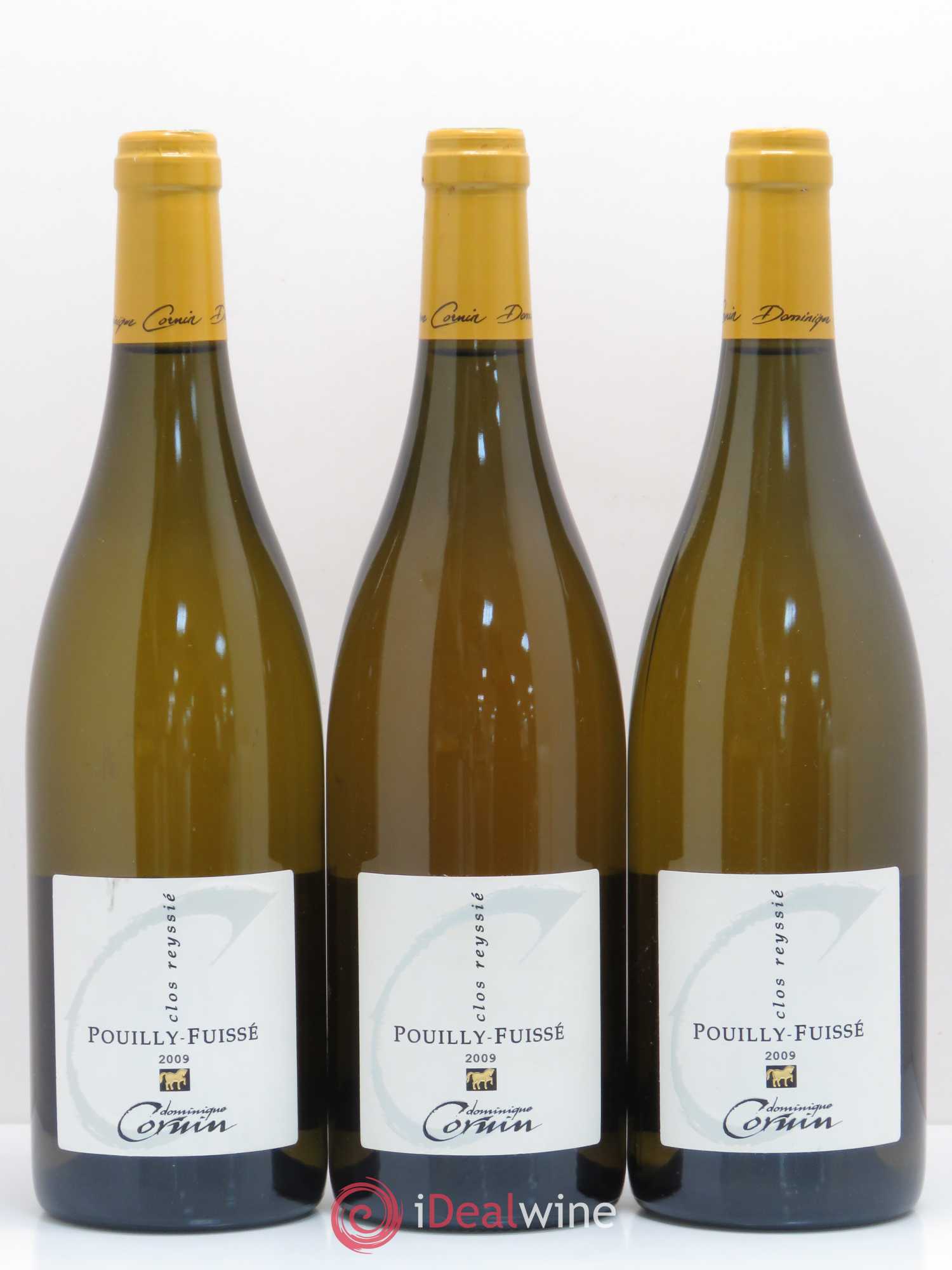 Pouilly-Fuissé Clos Reyssié Dominique Cornin (sans prix de réserve) 2009 - Posten von 3 Flaschen - 0