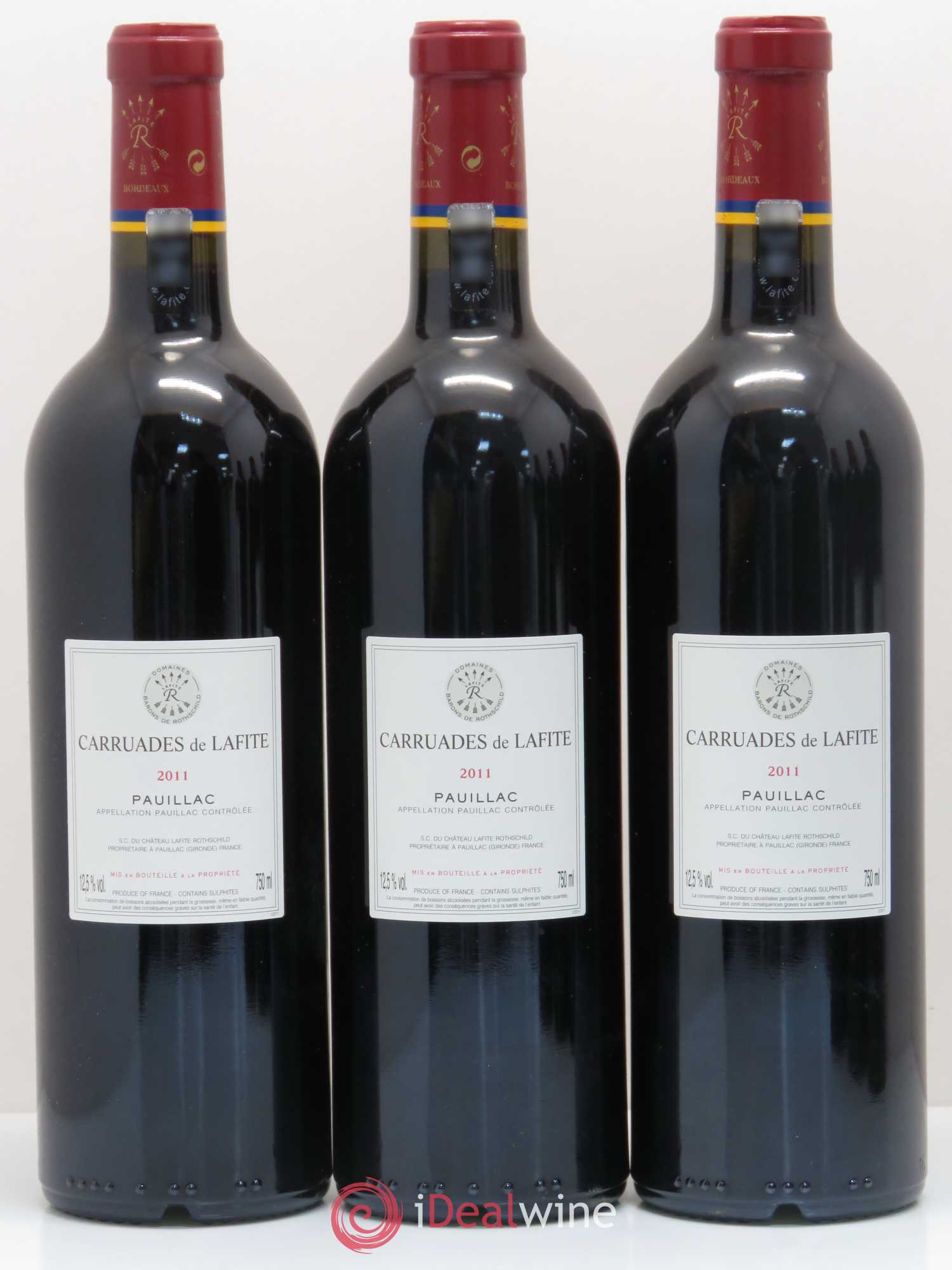 Carruades de Lafite Rothschild Second Vin 2011 - Lot de 6 bouteilles - 2