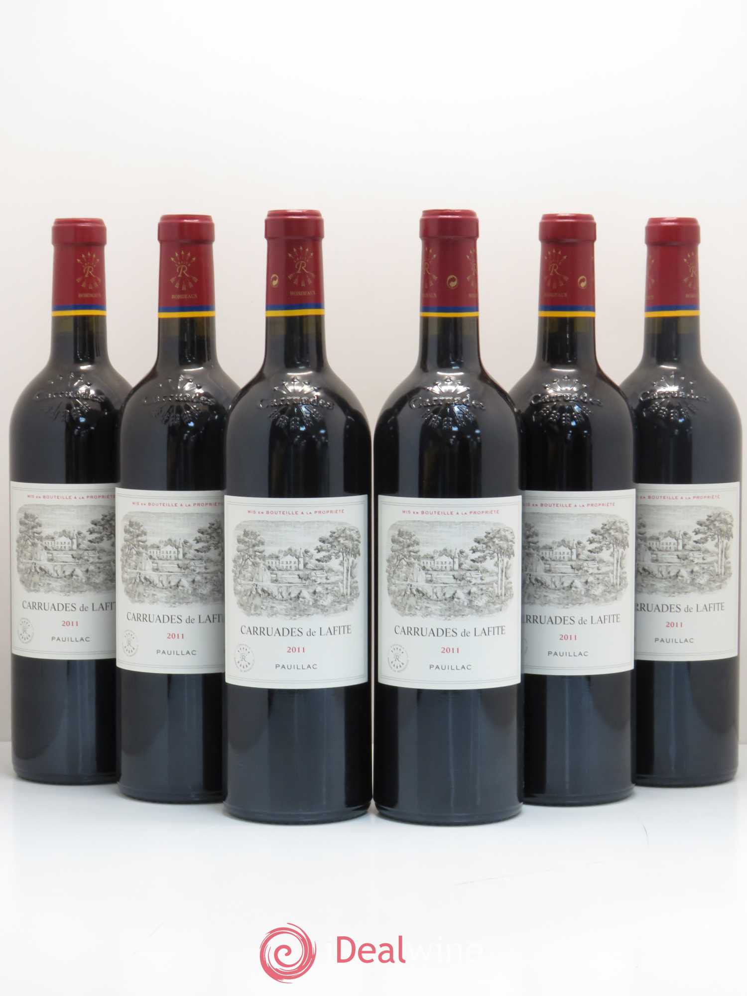 Carruades de Lafite Rothschild Second Vin 2011 - Lot de 6 bouteilles - 0