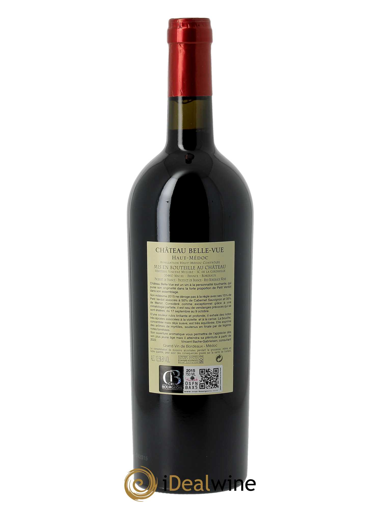 Château Belle-Vue 2015 - Lot de 1 bouteille - 1