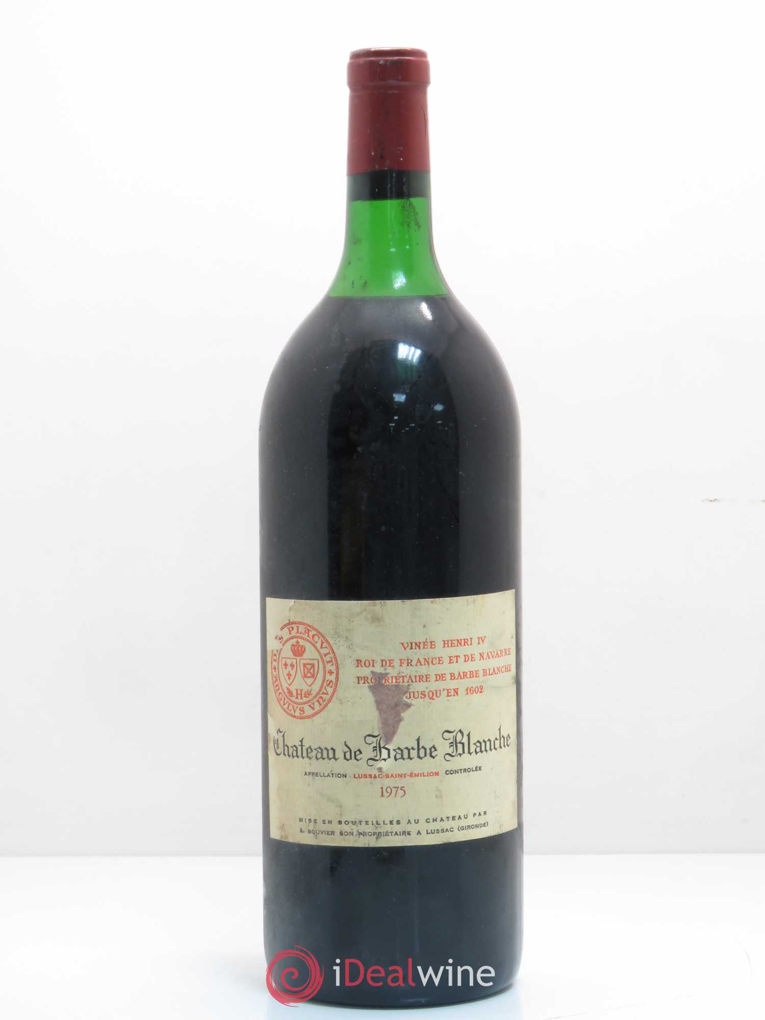 Lussac Saint-Émilion Château Barbe Blanche 1975 - Lot de 1 magnum - 0
