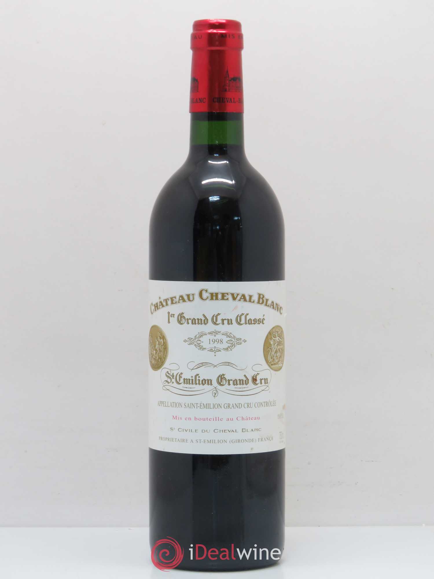 Château Cheval Blanc 1er Grand Cru Classé A 1998 - Lot de 1 bouteille - 0