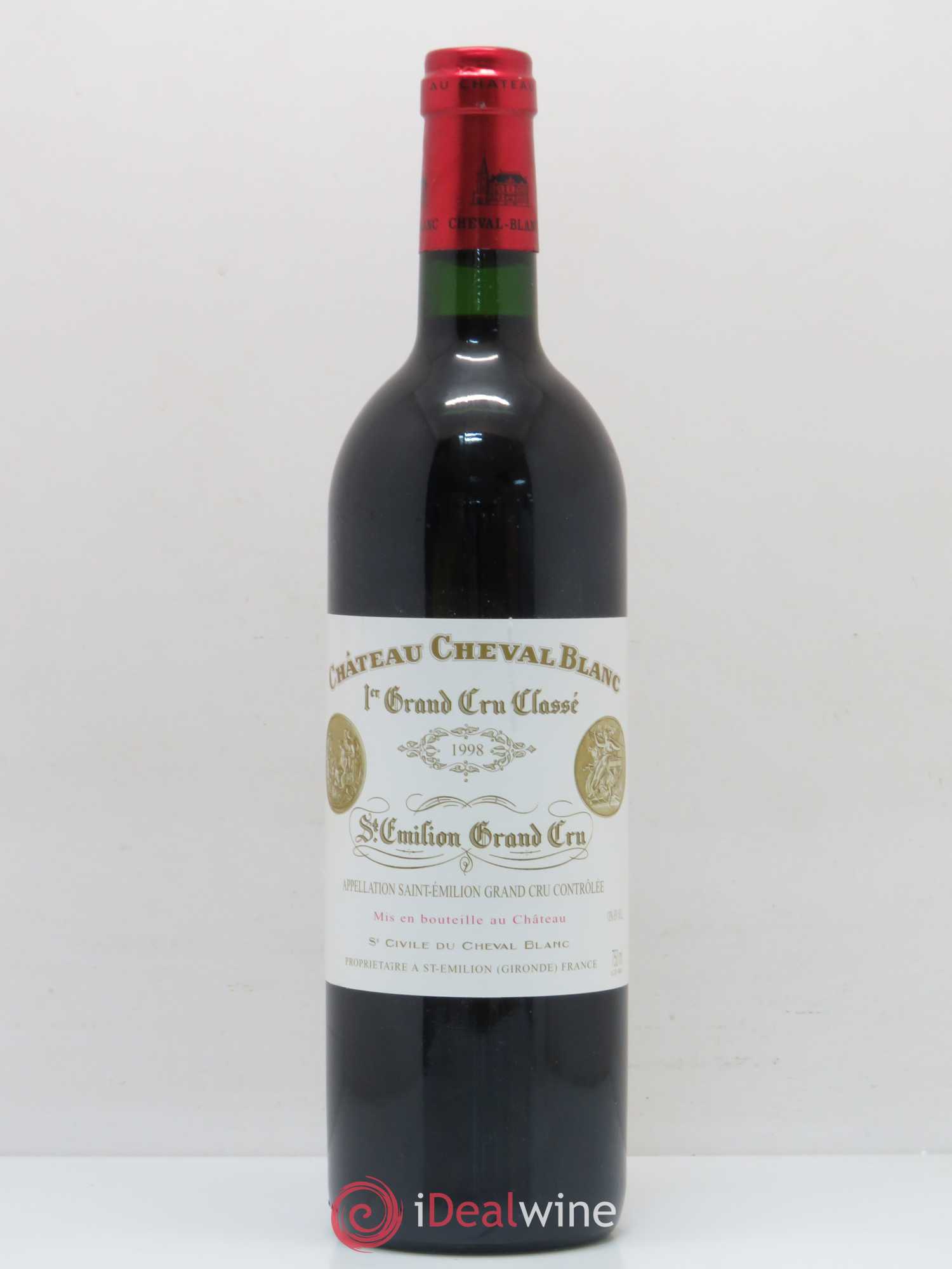 Château Cheval Blanc 1er Grand Cru Classé A 1998 - Lot de 1 bouteille - 0