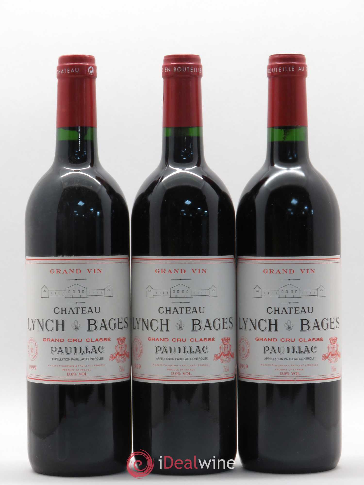 Château Lynch Bages 5ème Grand Cru Classé 1999 - Lot de 12 bouteilles - 1